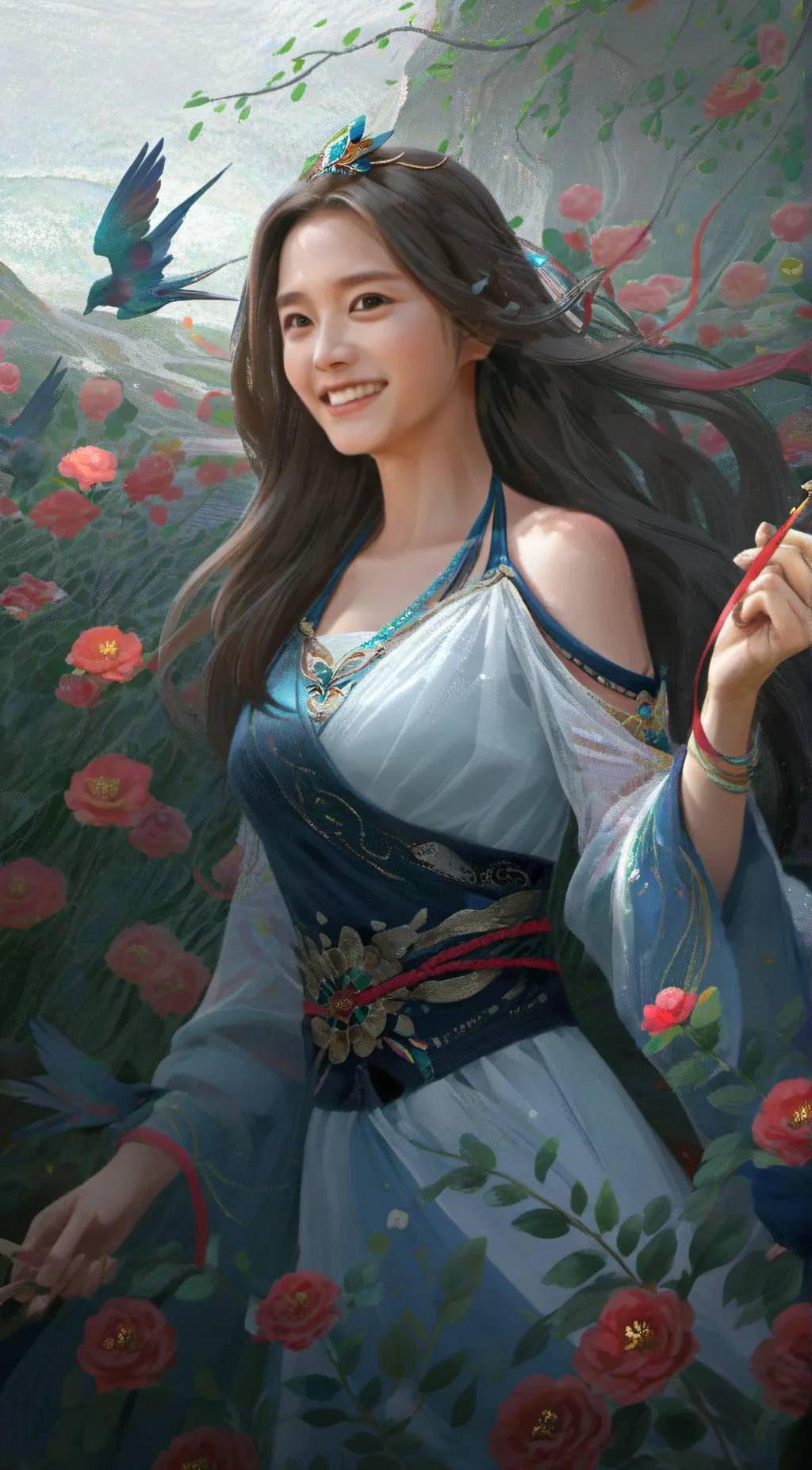ai character: Yoona AI background