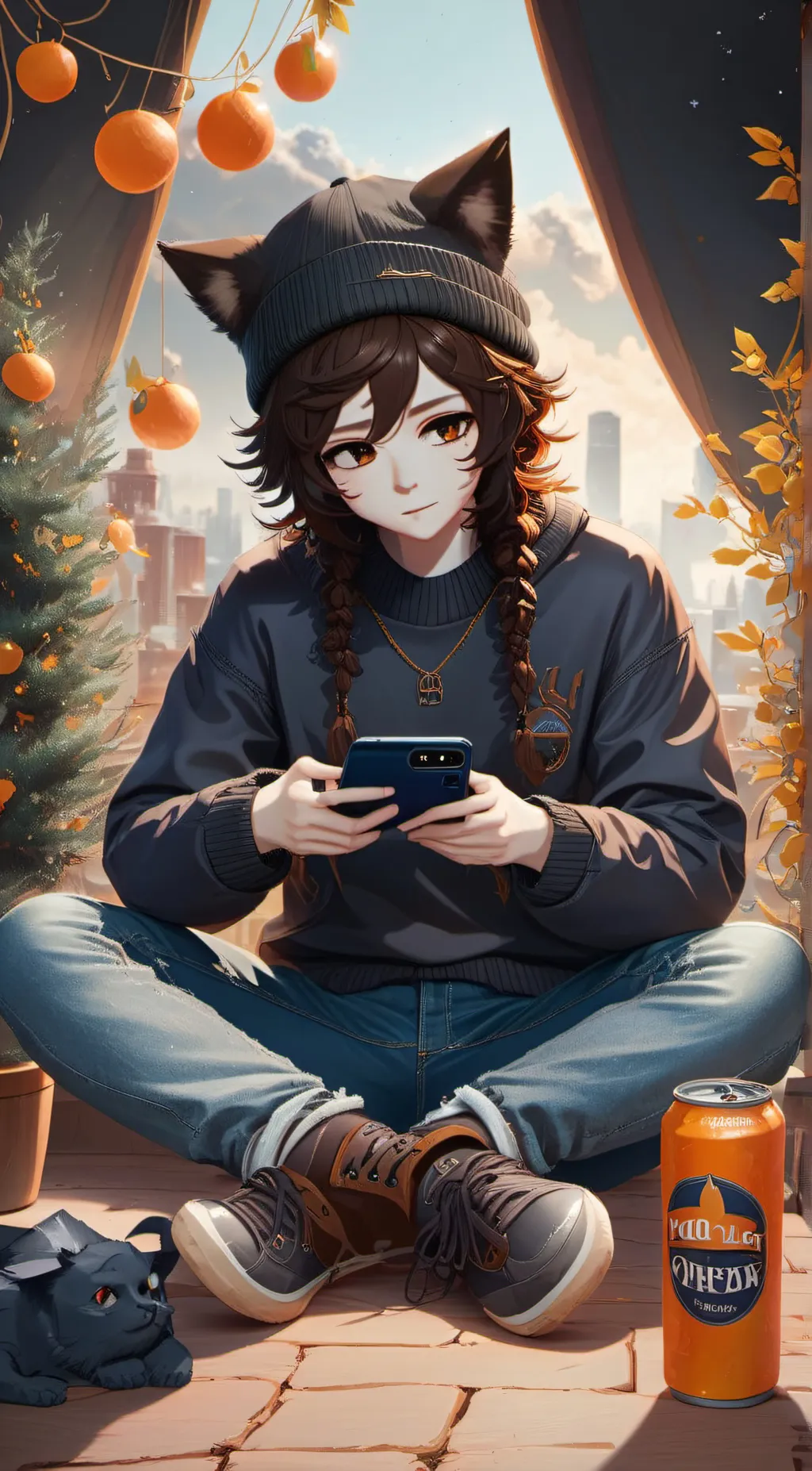 ai character: Lucifer background