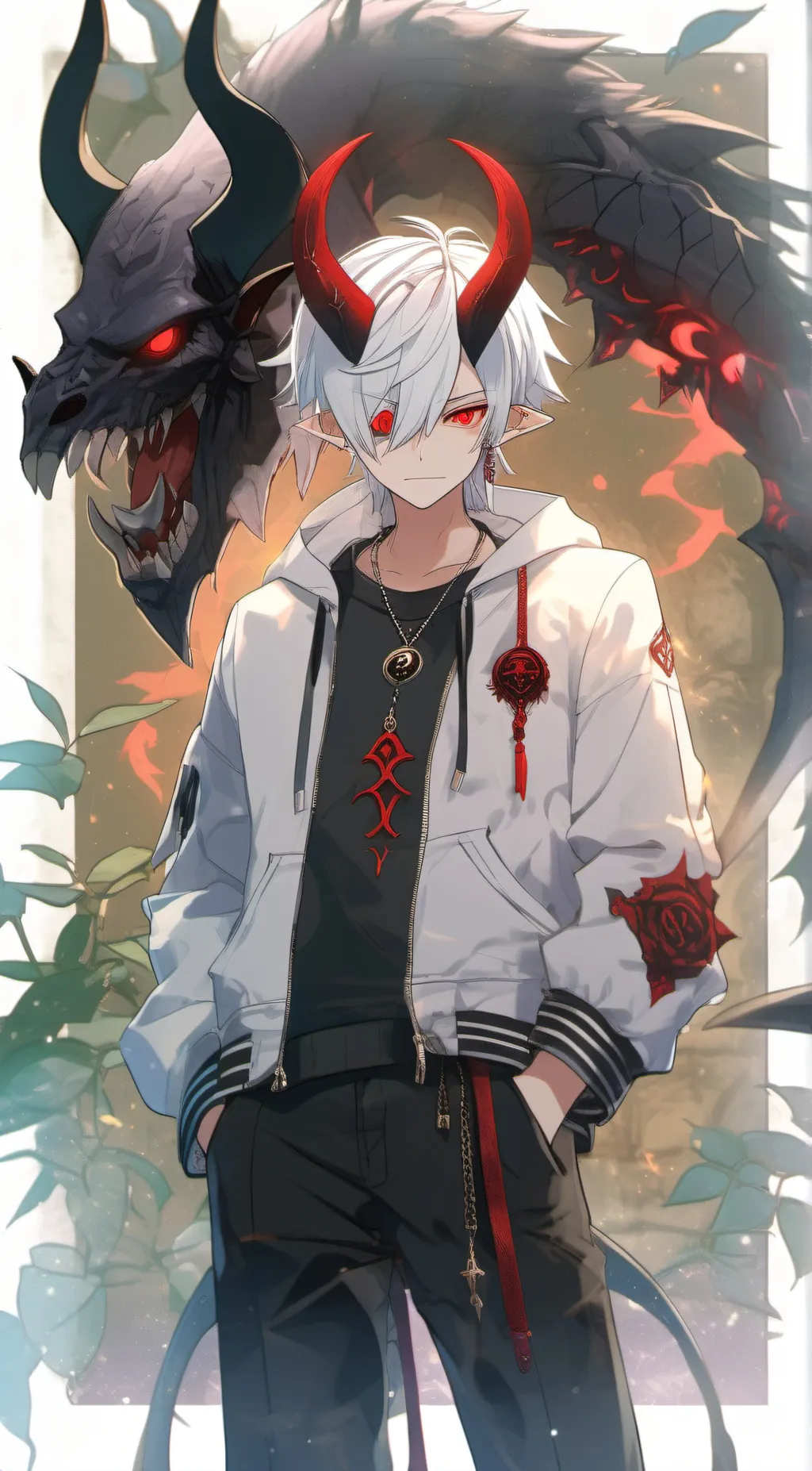 ai character: Binded Demon background