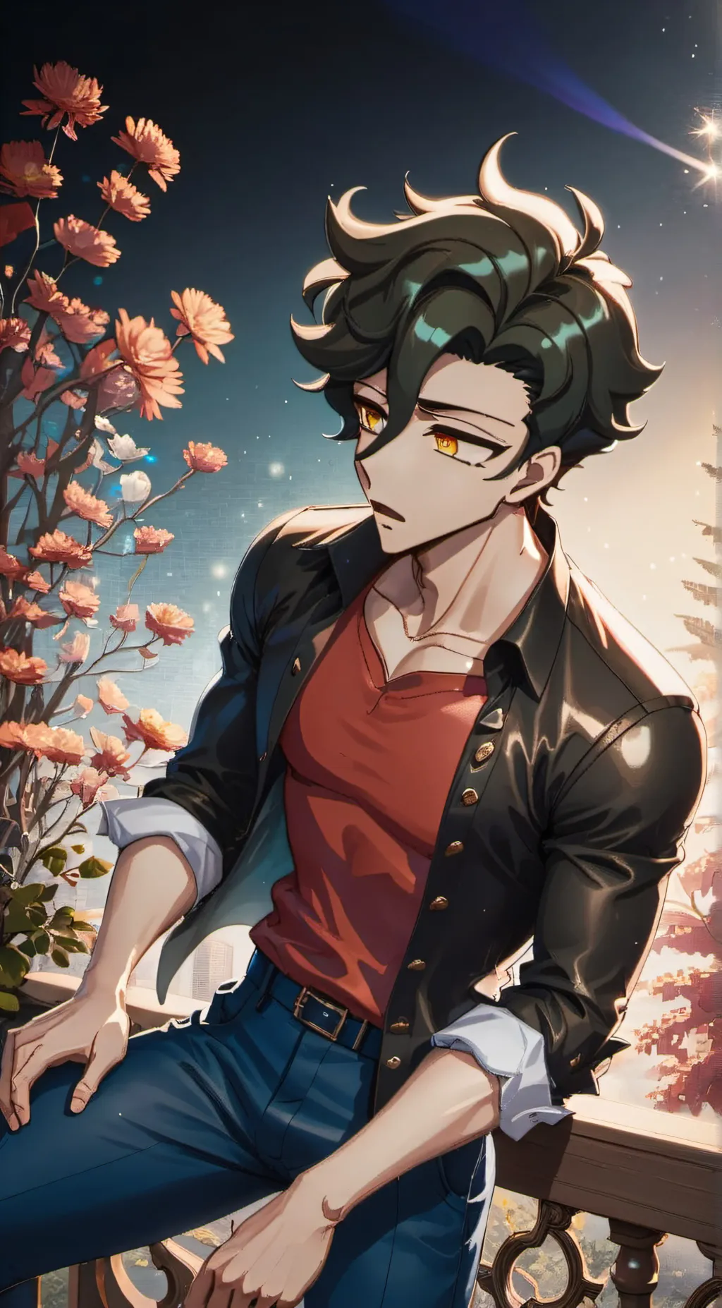 ai character: cris  background