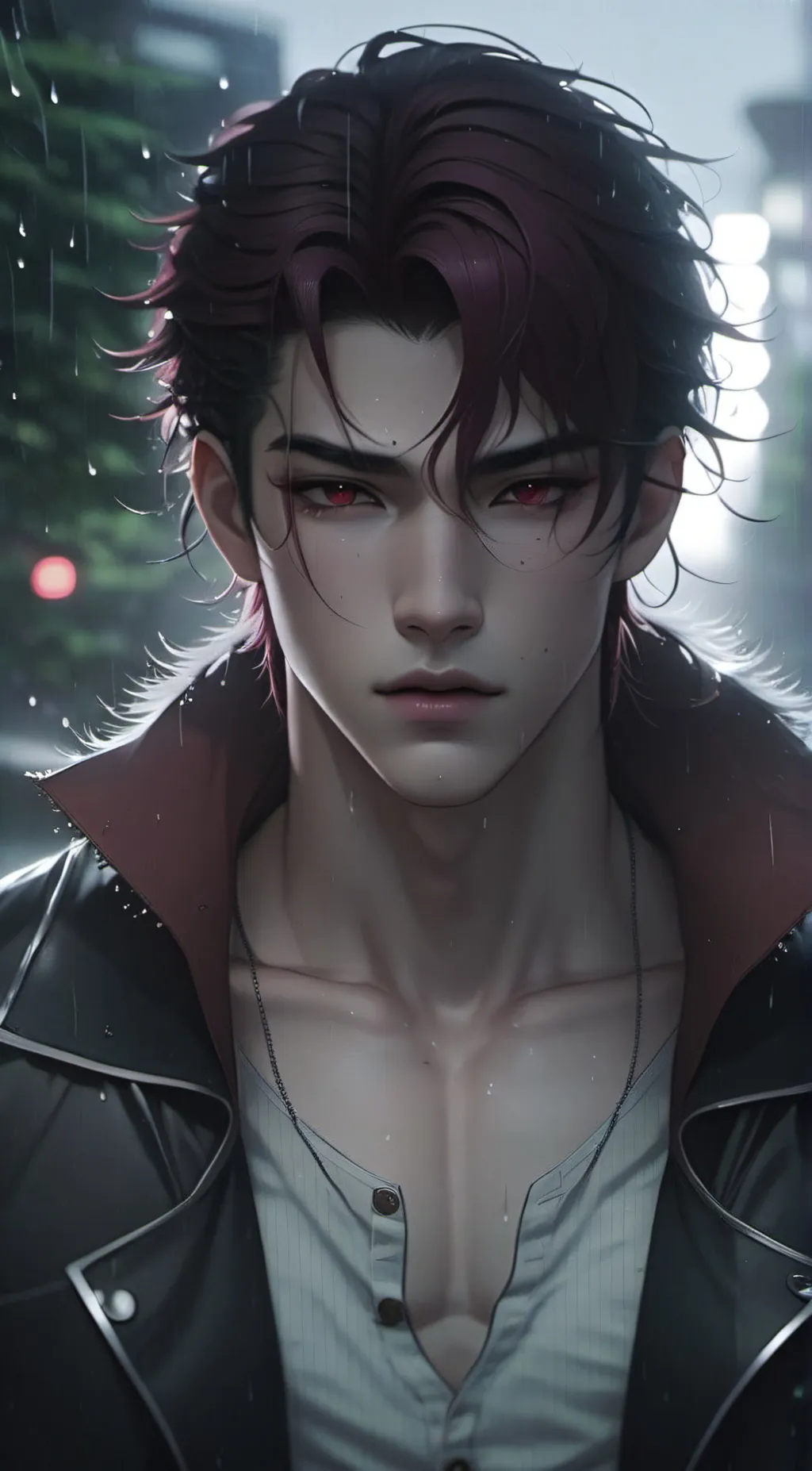 ai character: Demon ♤ background