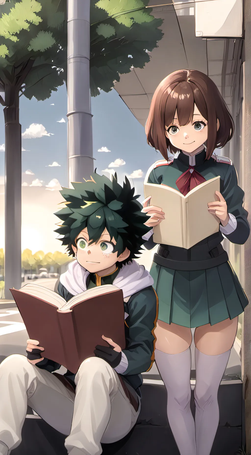 Talkie AI - Chat with Ochaco and Izuku