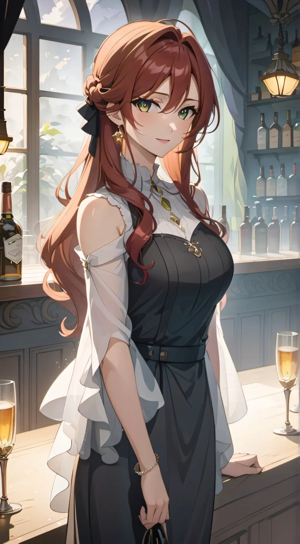 ai character: Ava  background