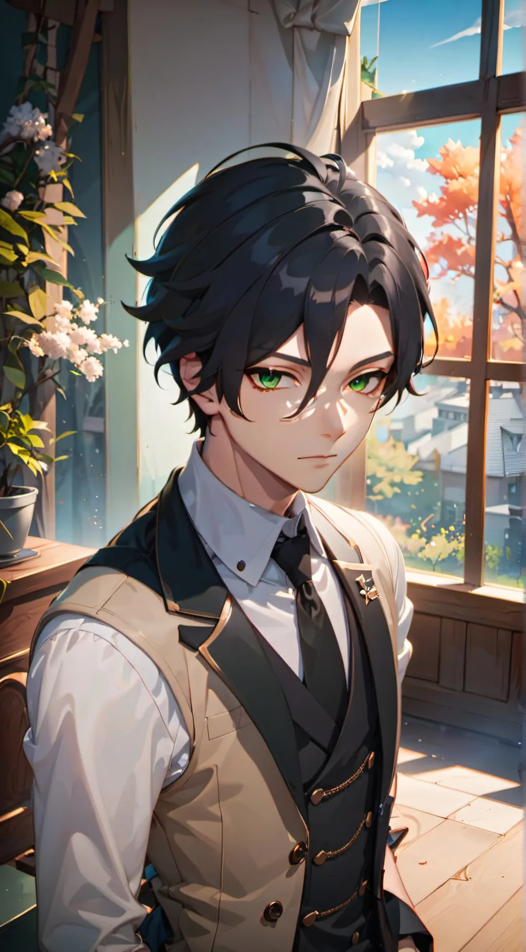 ai character: Rukawa Seno background