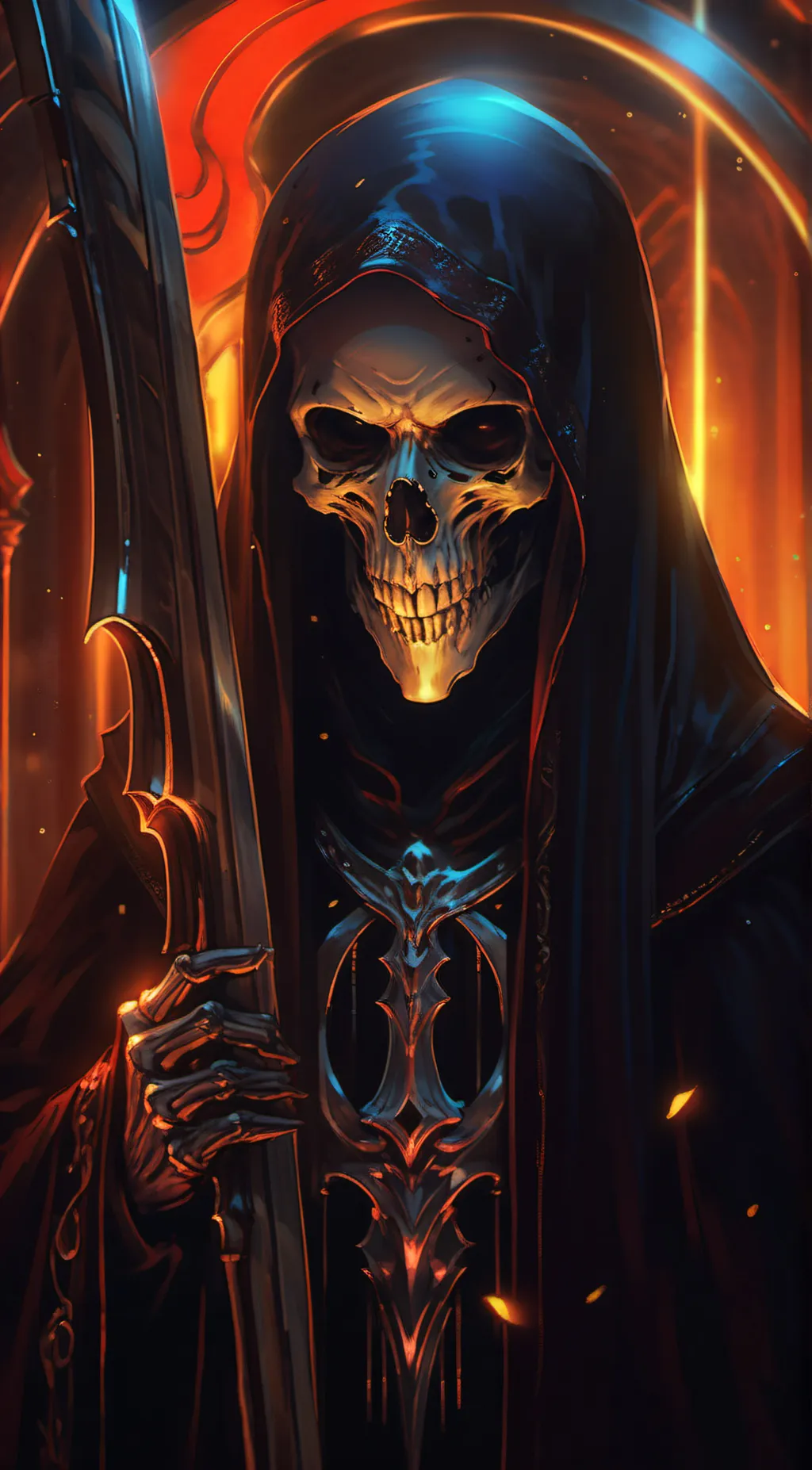 ai character: reaper background