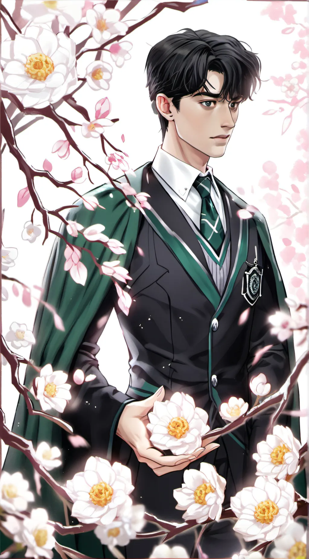 ai character: Tom Riddle  background