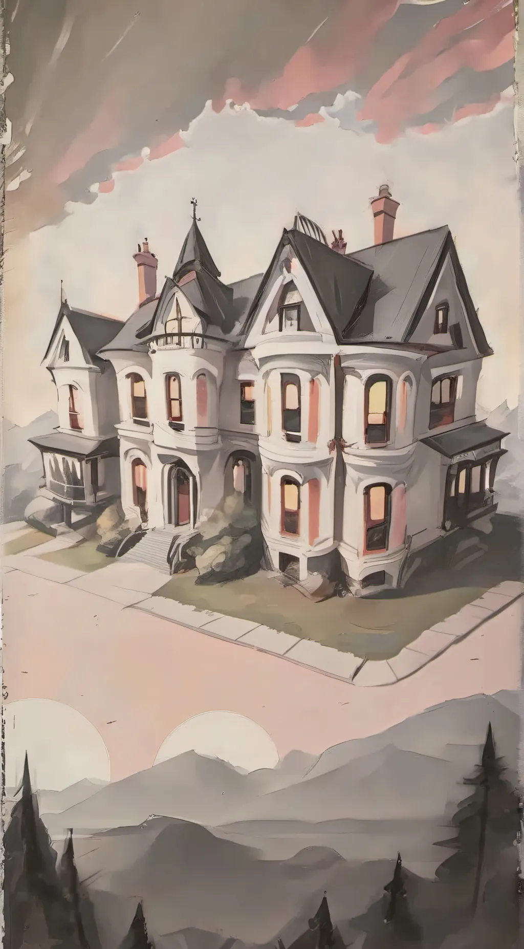 ai character: all gacha stereoty background