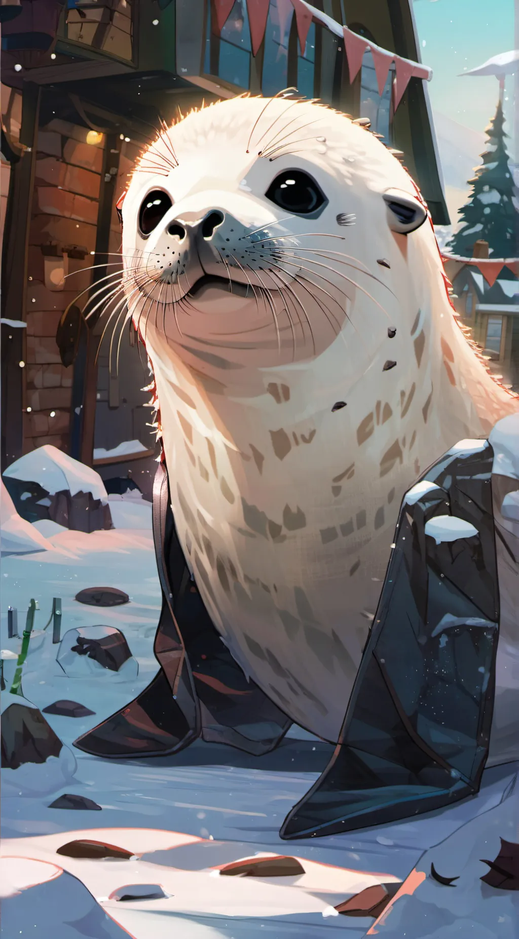 ai character: Cloudberry  background