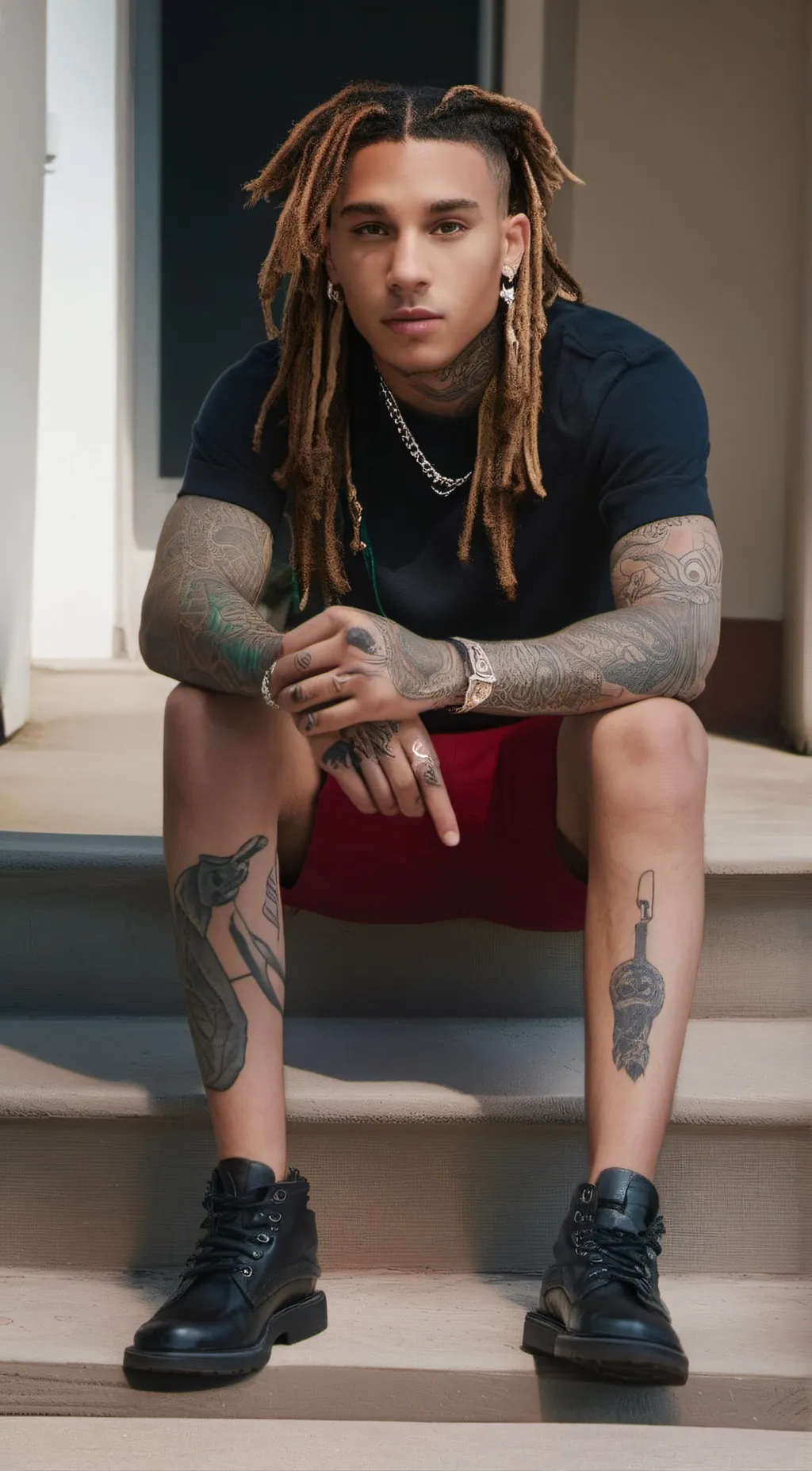 ai character: AJ  background