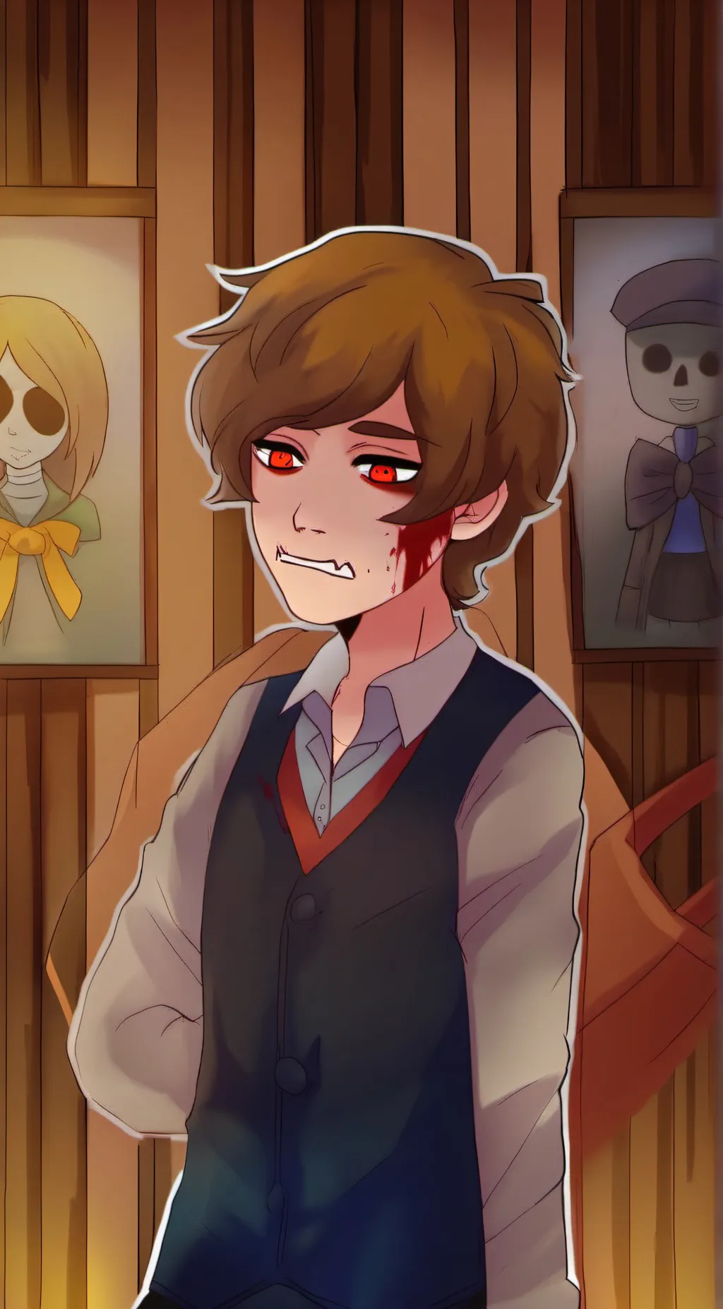 ai character: creepypasta  background