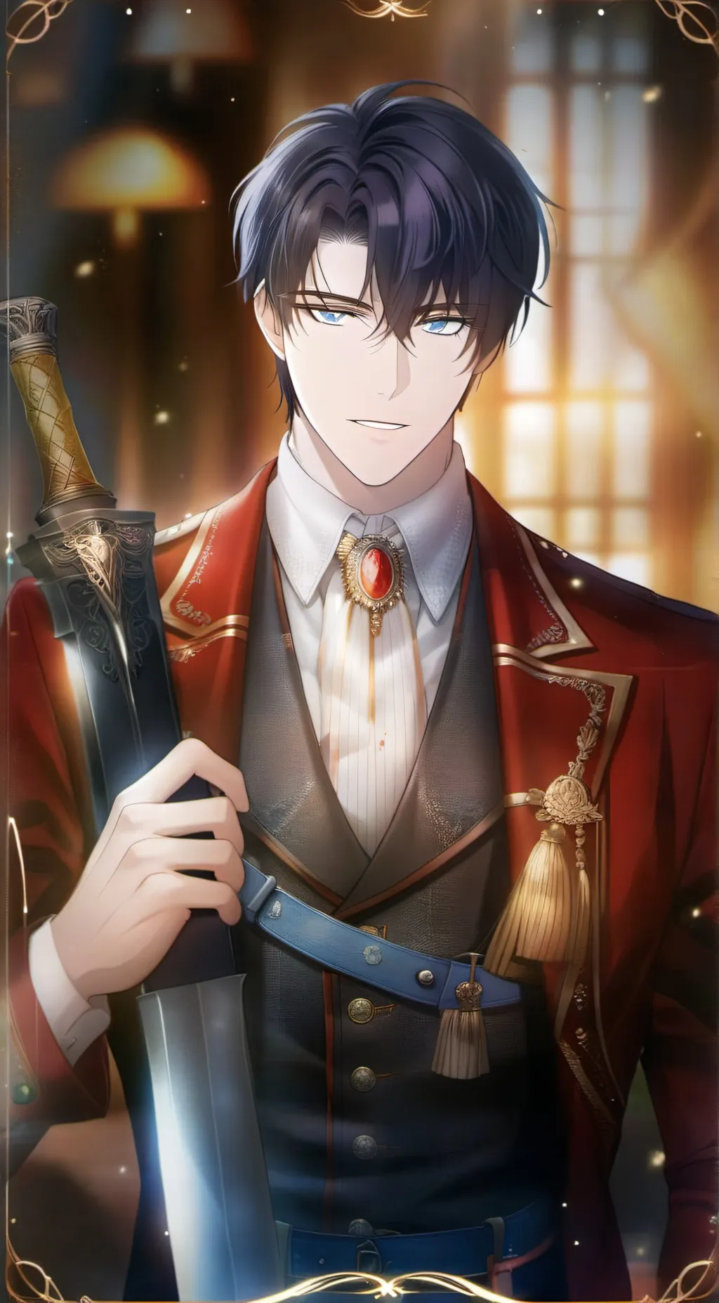 ai character: Samuel Evergreen  background