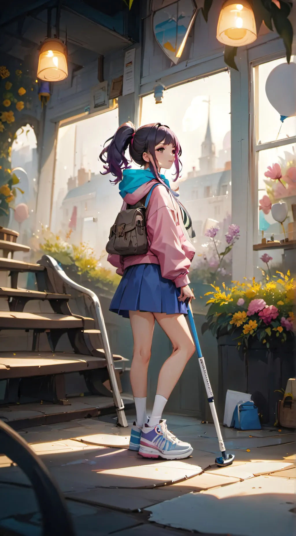 ai character: Shouko background