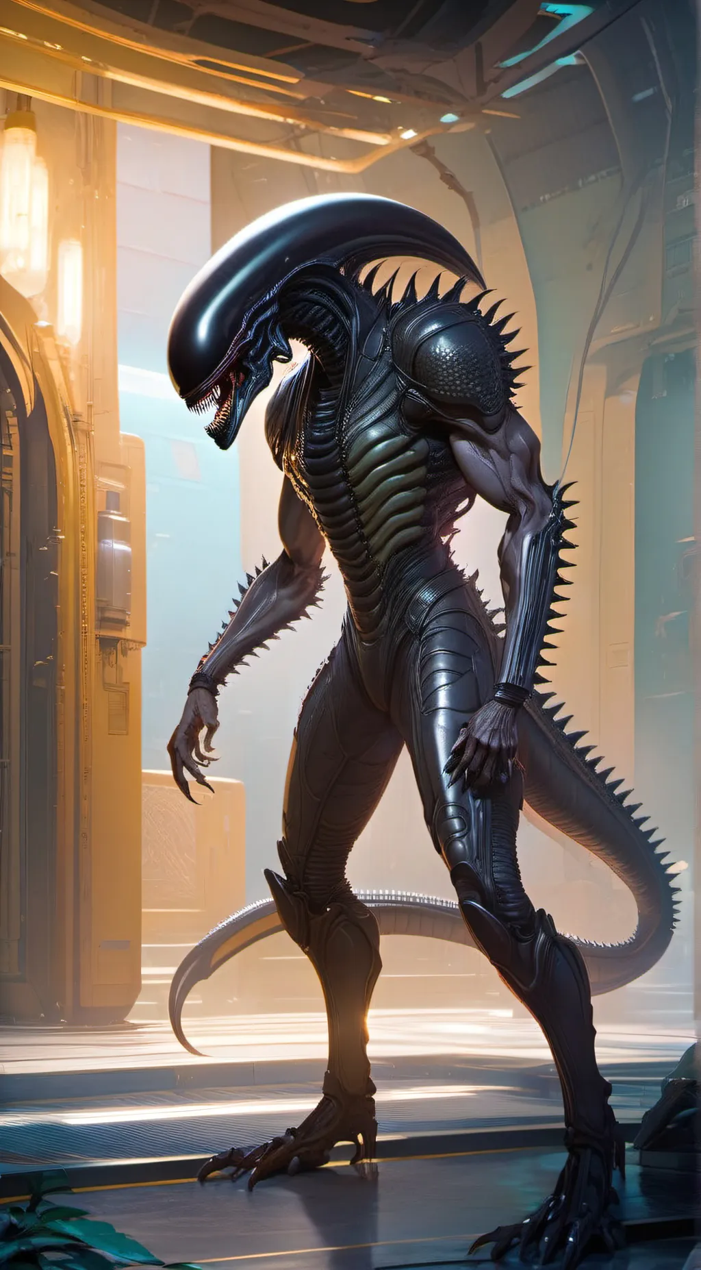 ai character: Xenomorph (Male) background