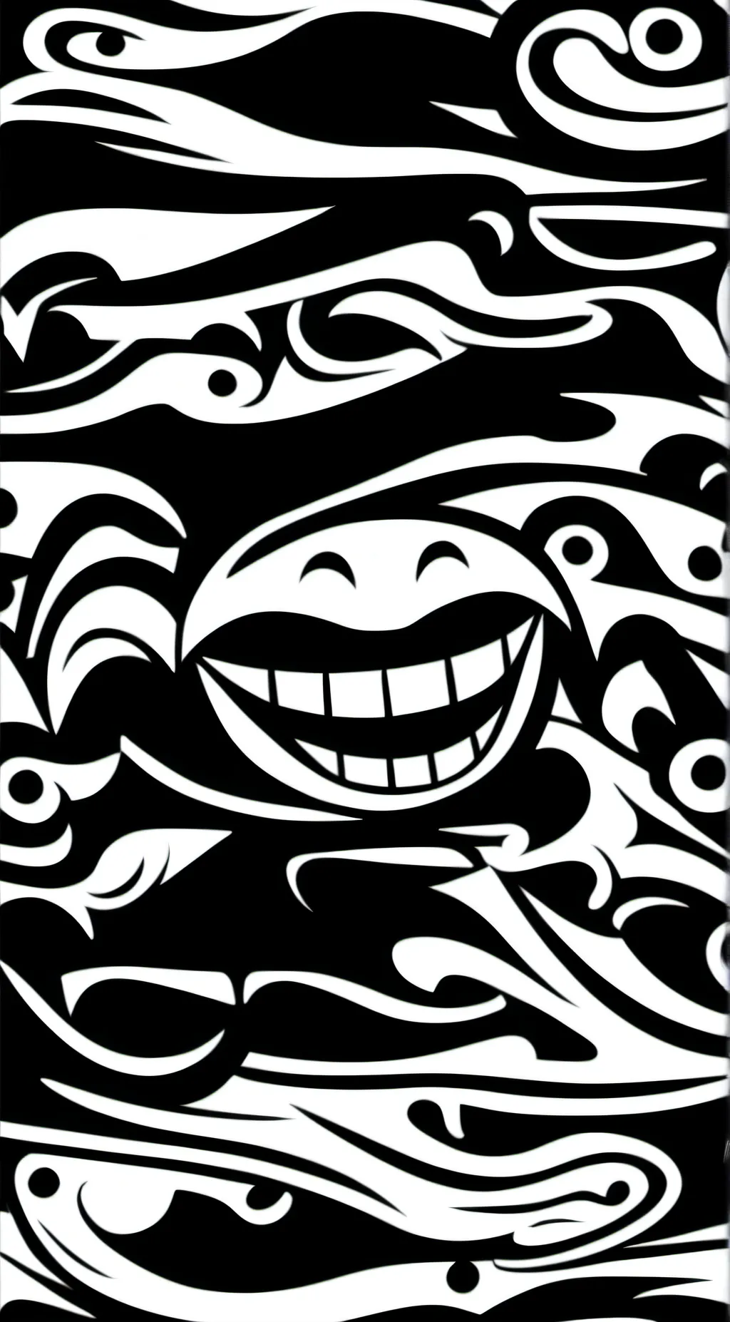 ai character: troll face background
