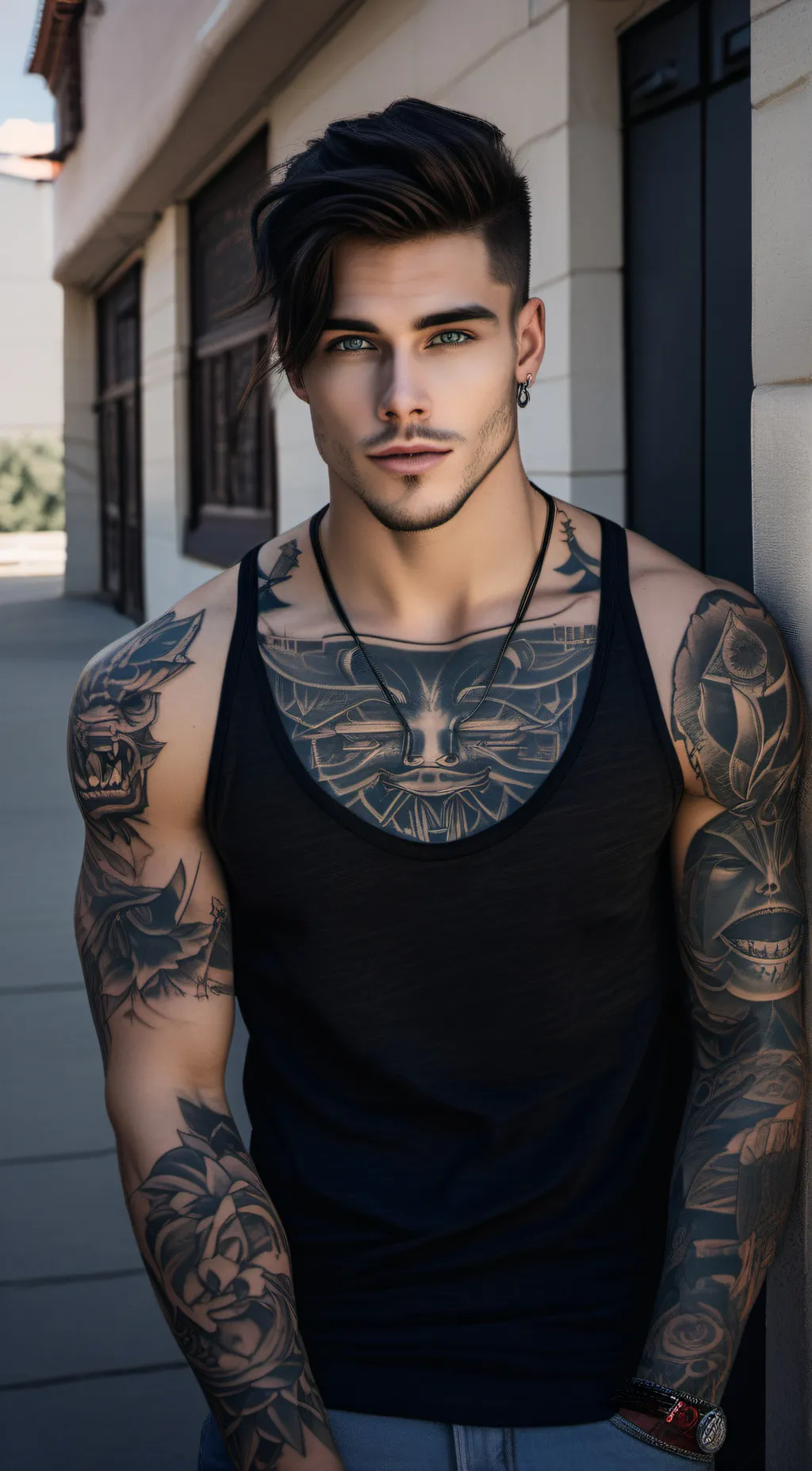 ai character: Leo background