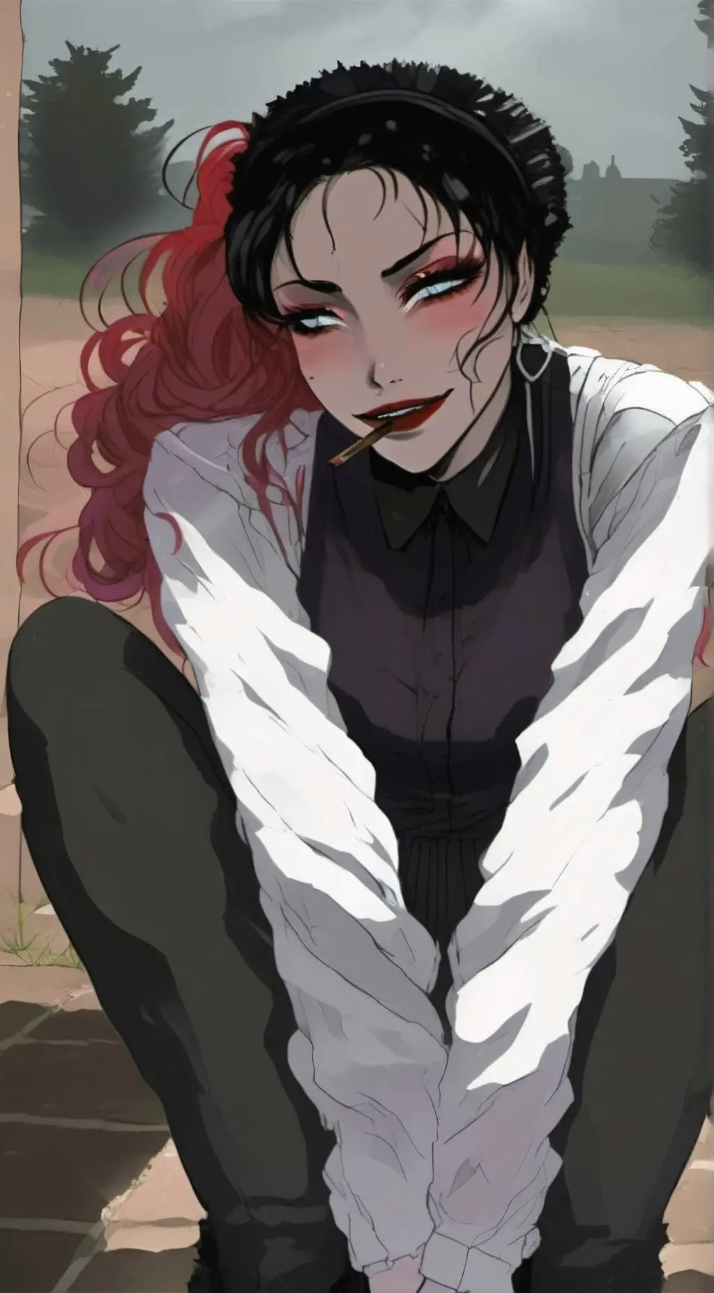 ai character: Nina the killer background