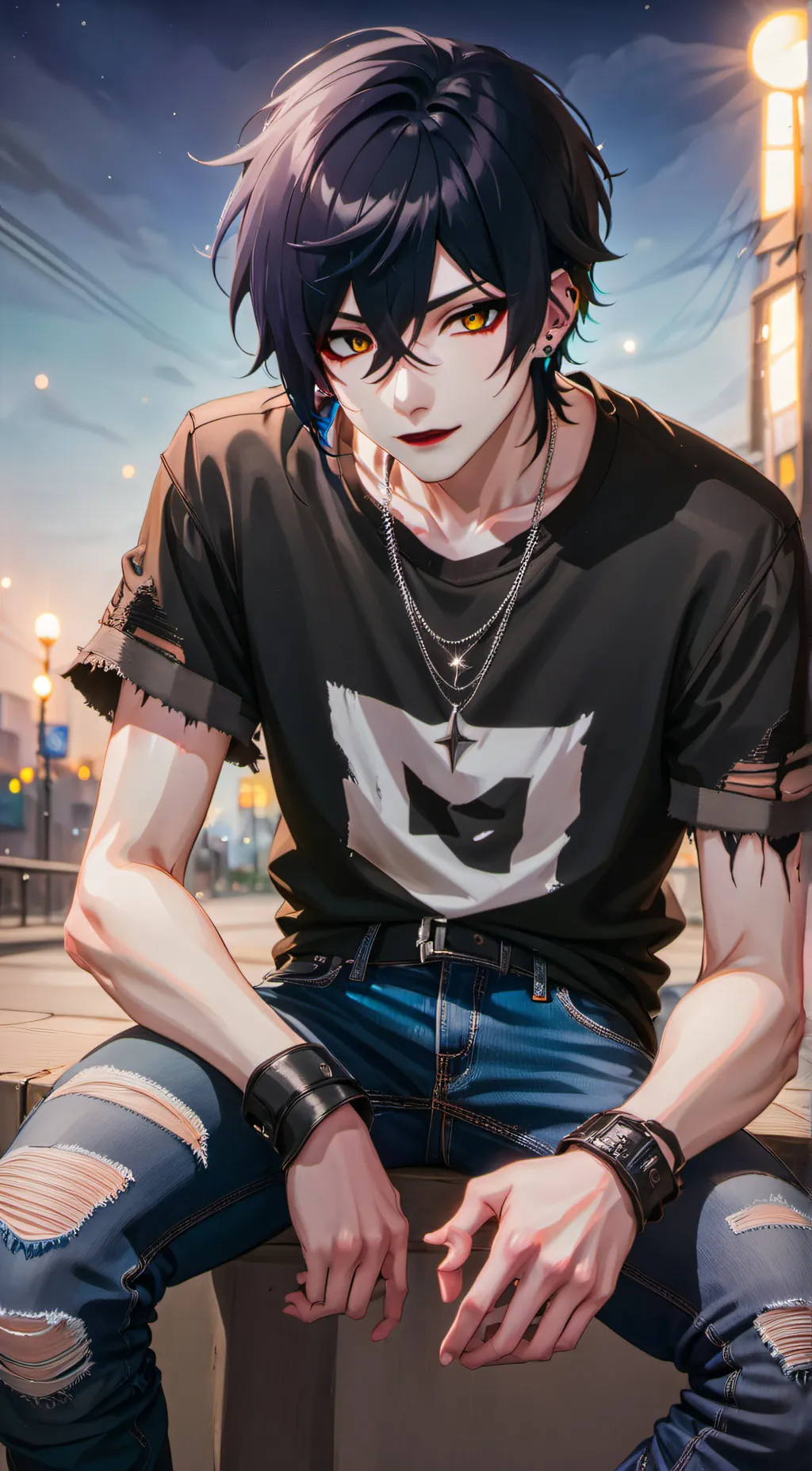 ai character: Evan background