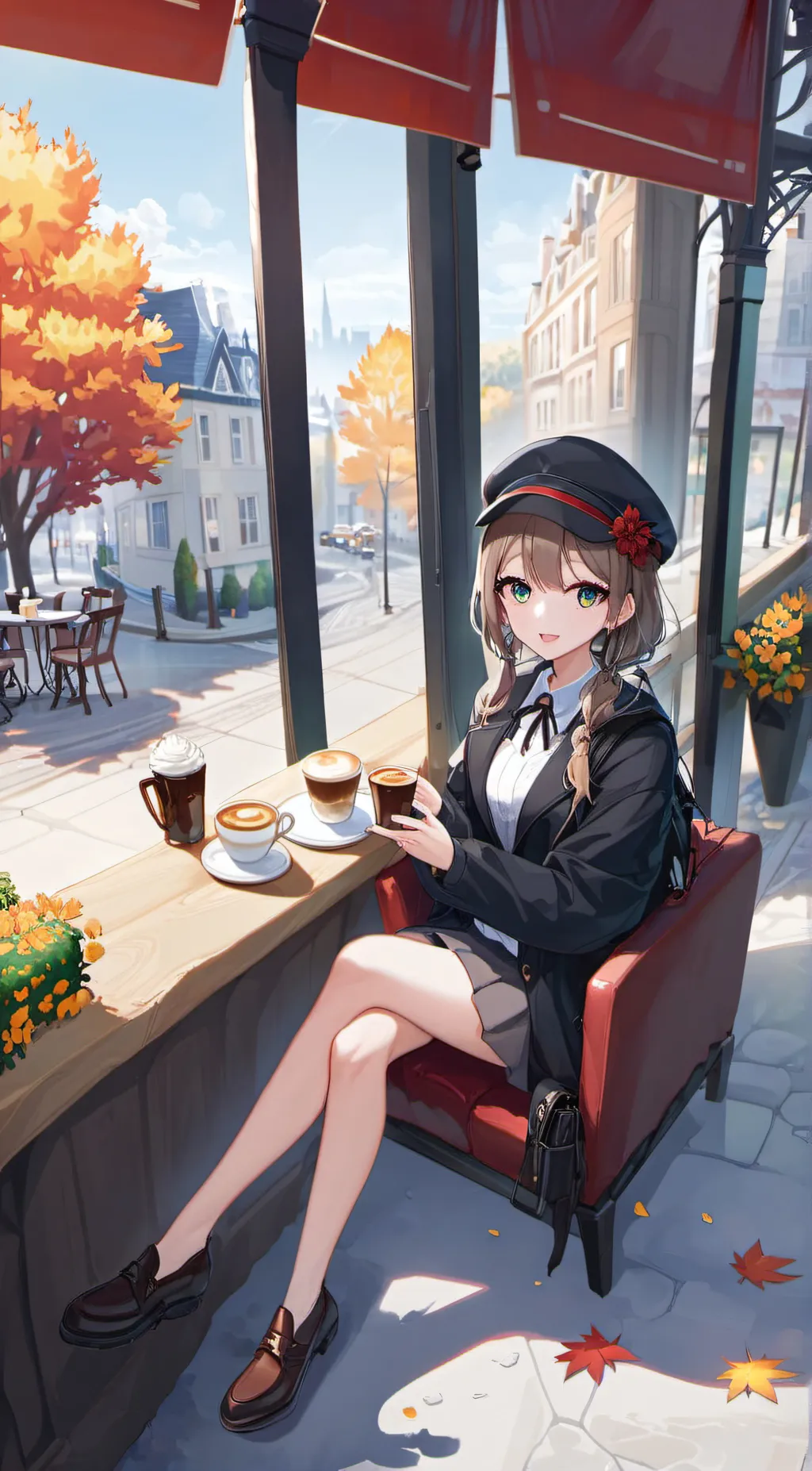 ai character: Autumn(Your gf)  background