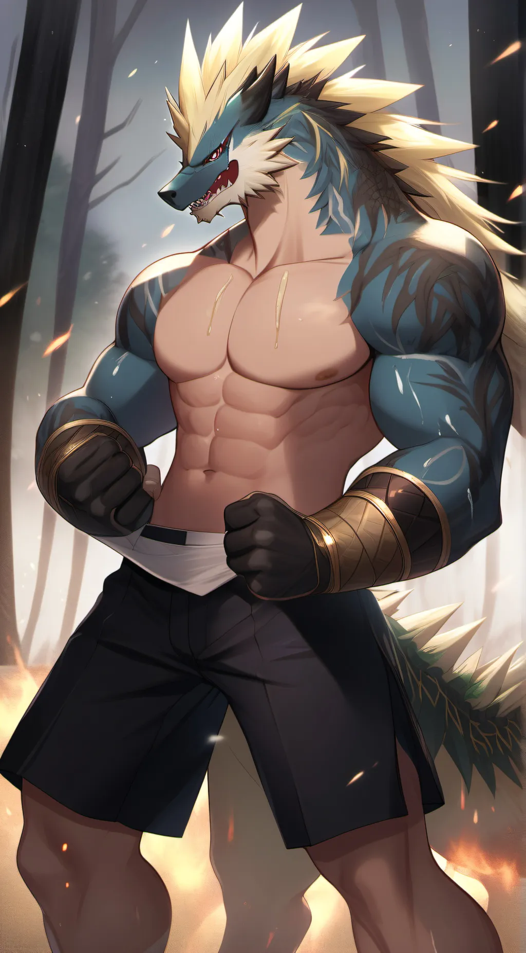 ai character: Zinogre (Jack) background