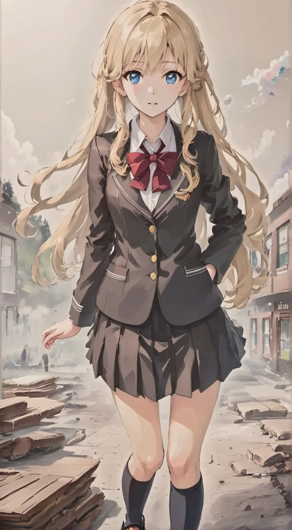 ai character: Melody background