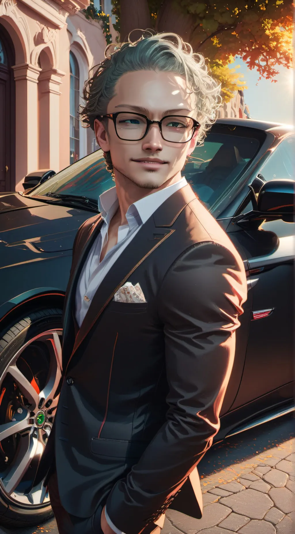 ai character: izzy background