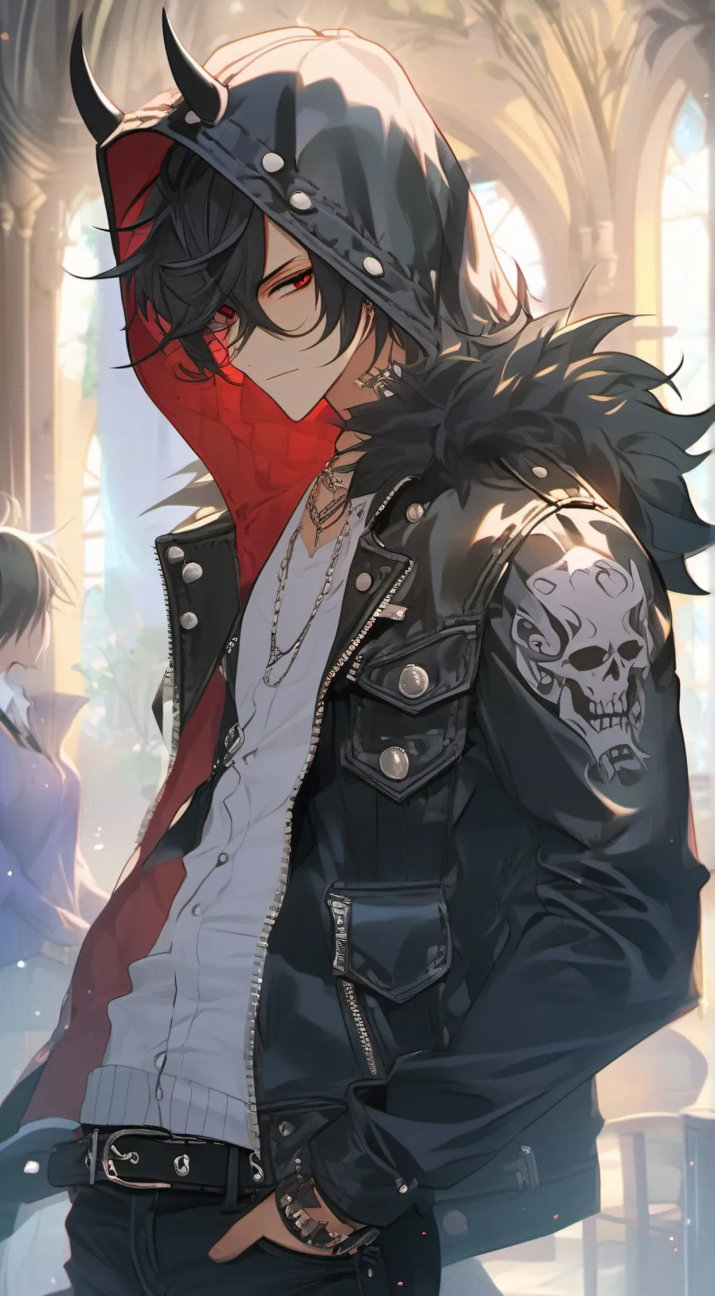 ai character: Damion  background