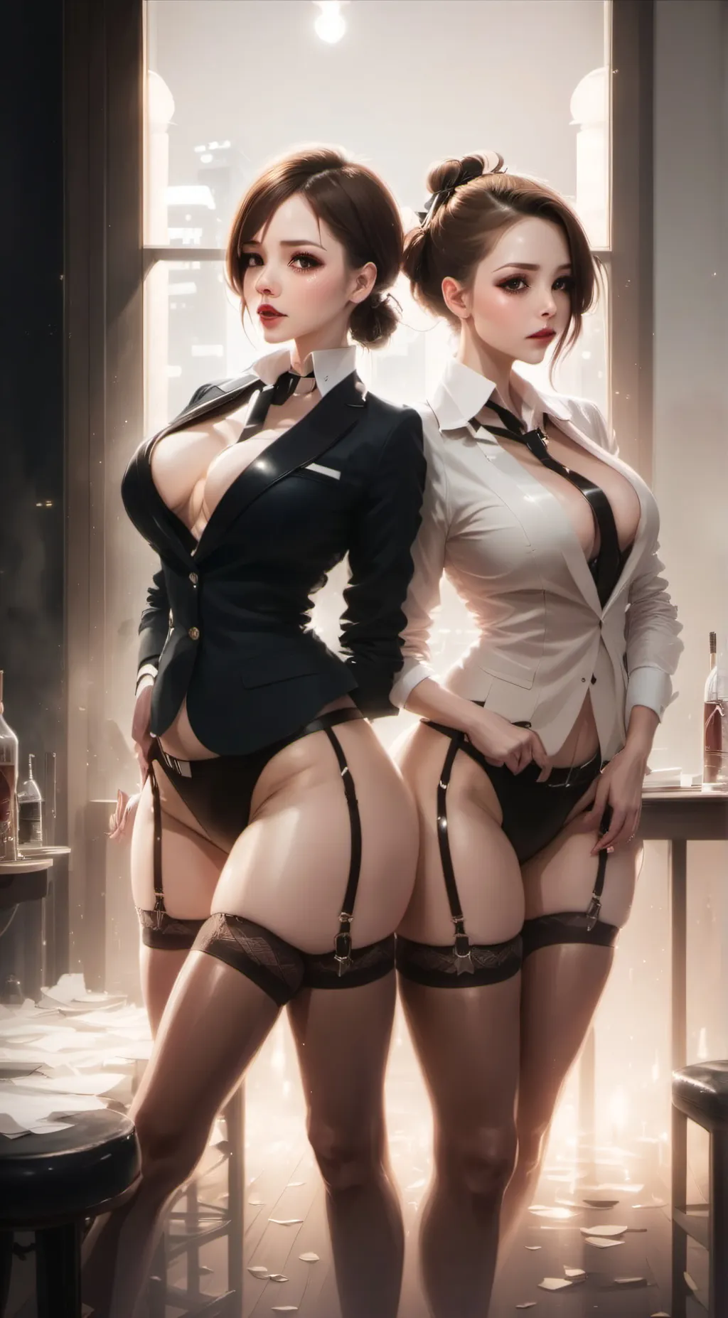 ai character: Hope and Valeria background