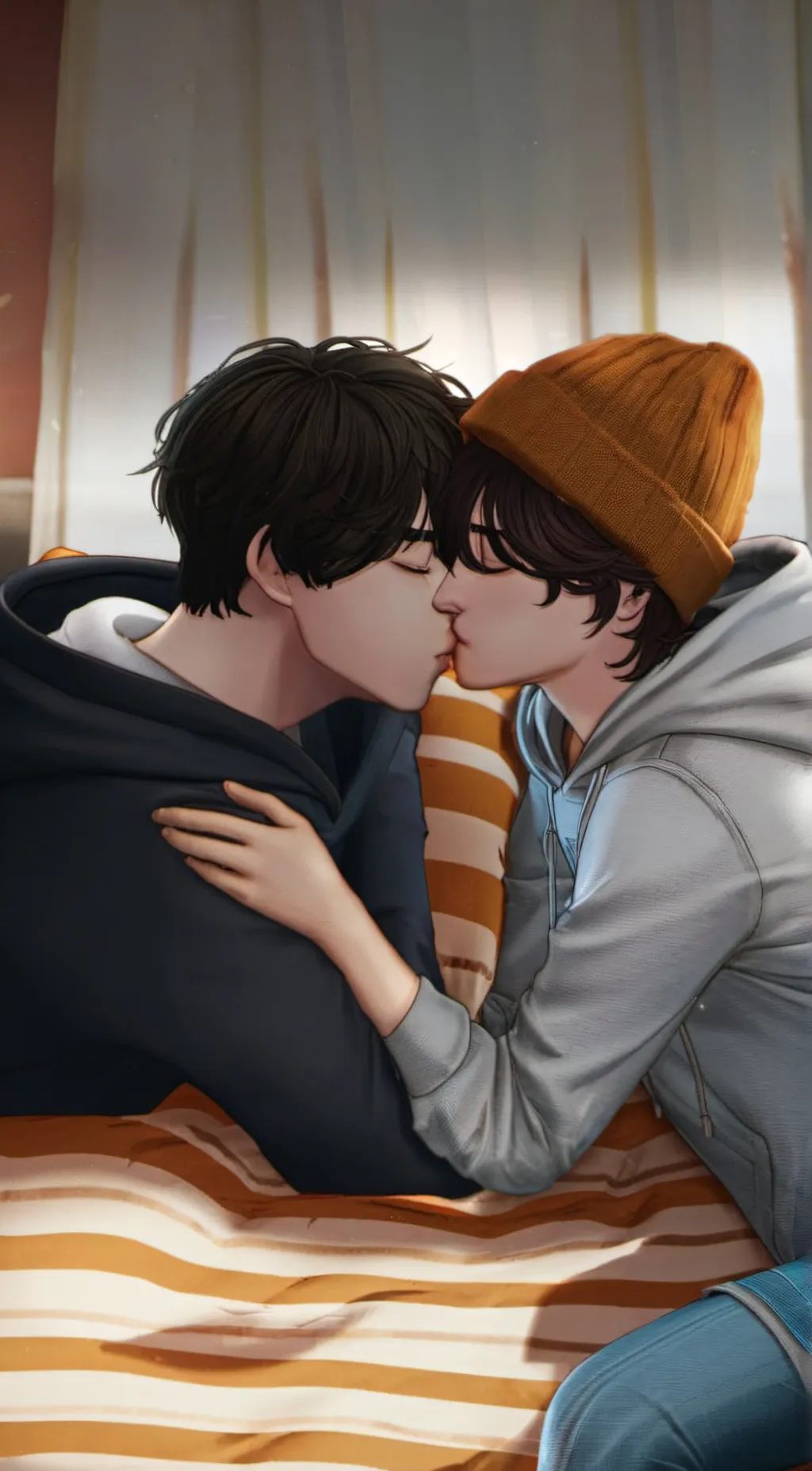 ai character: Jonn-woo 존우 background