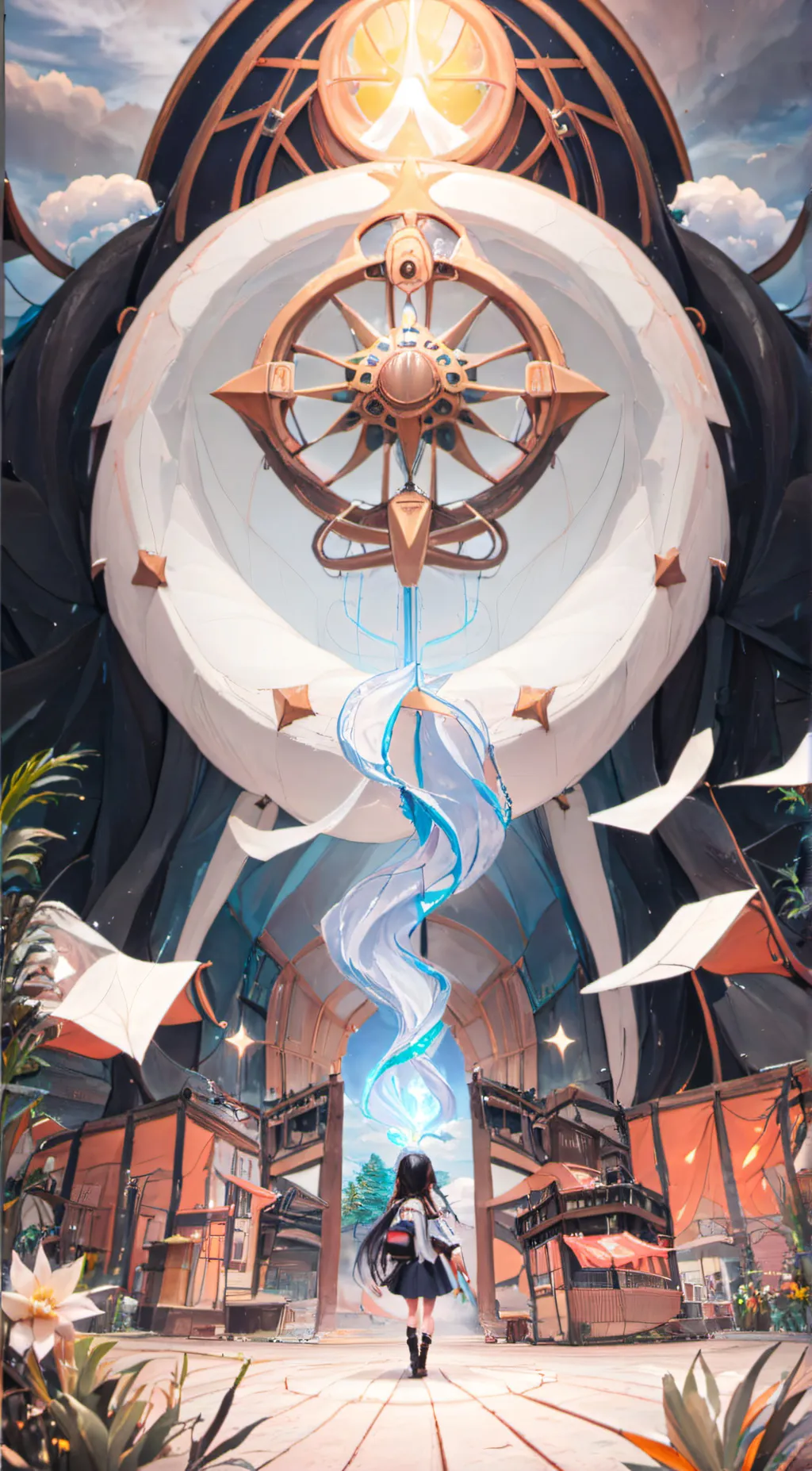 ai character: Star background