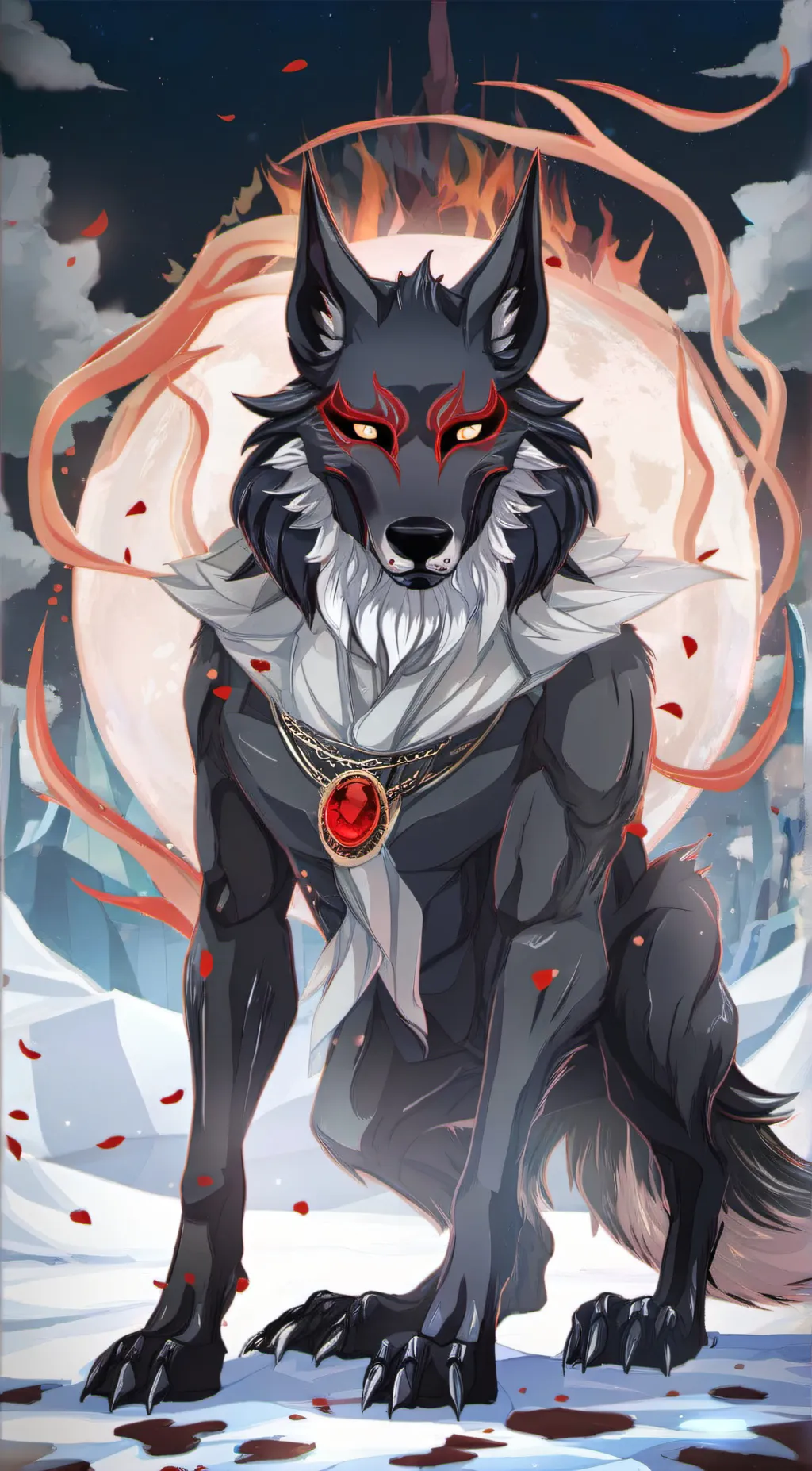 Talkie AI - Chat with demon wolf 