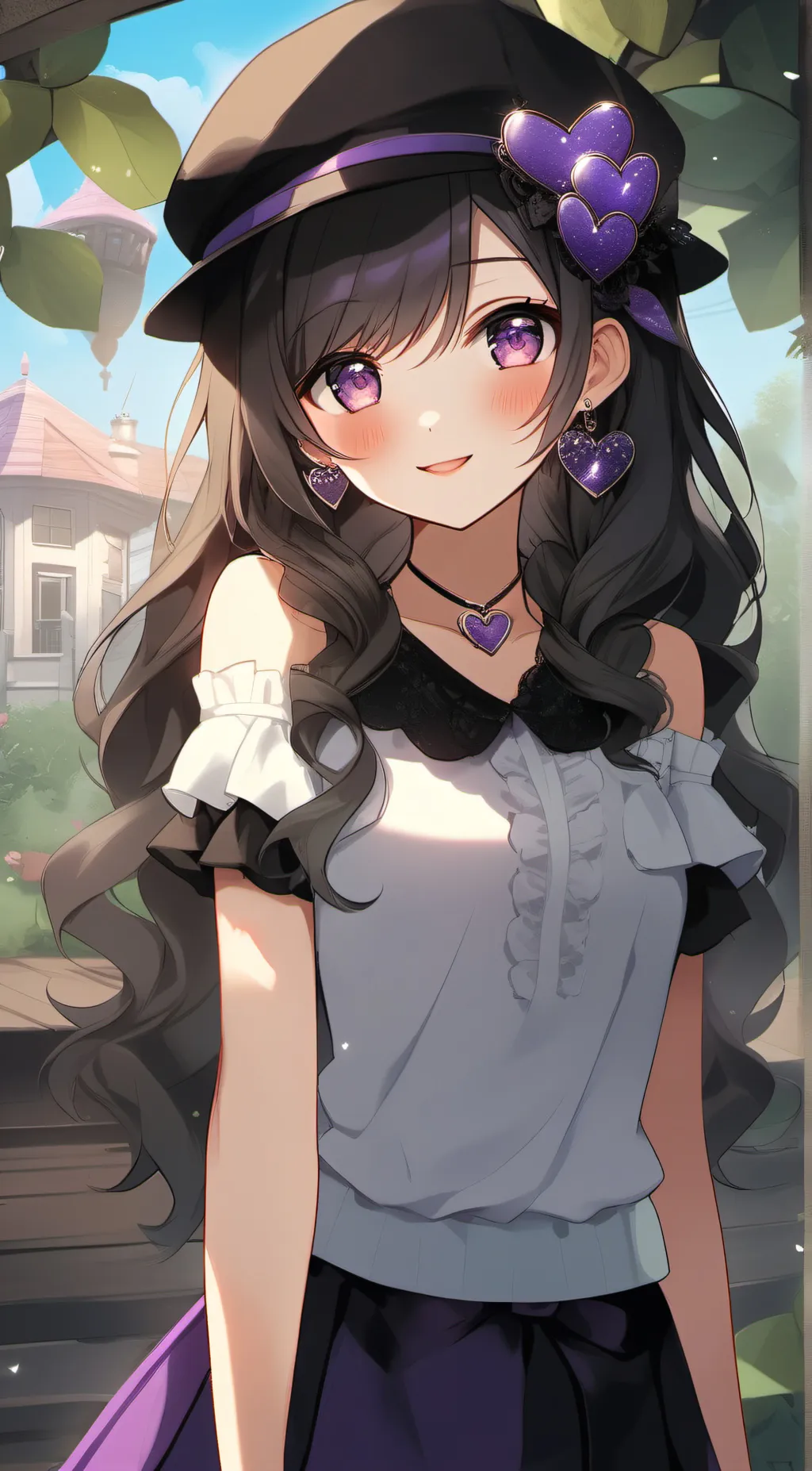 ai character: Kuromi background