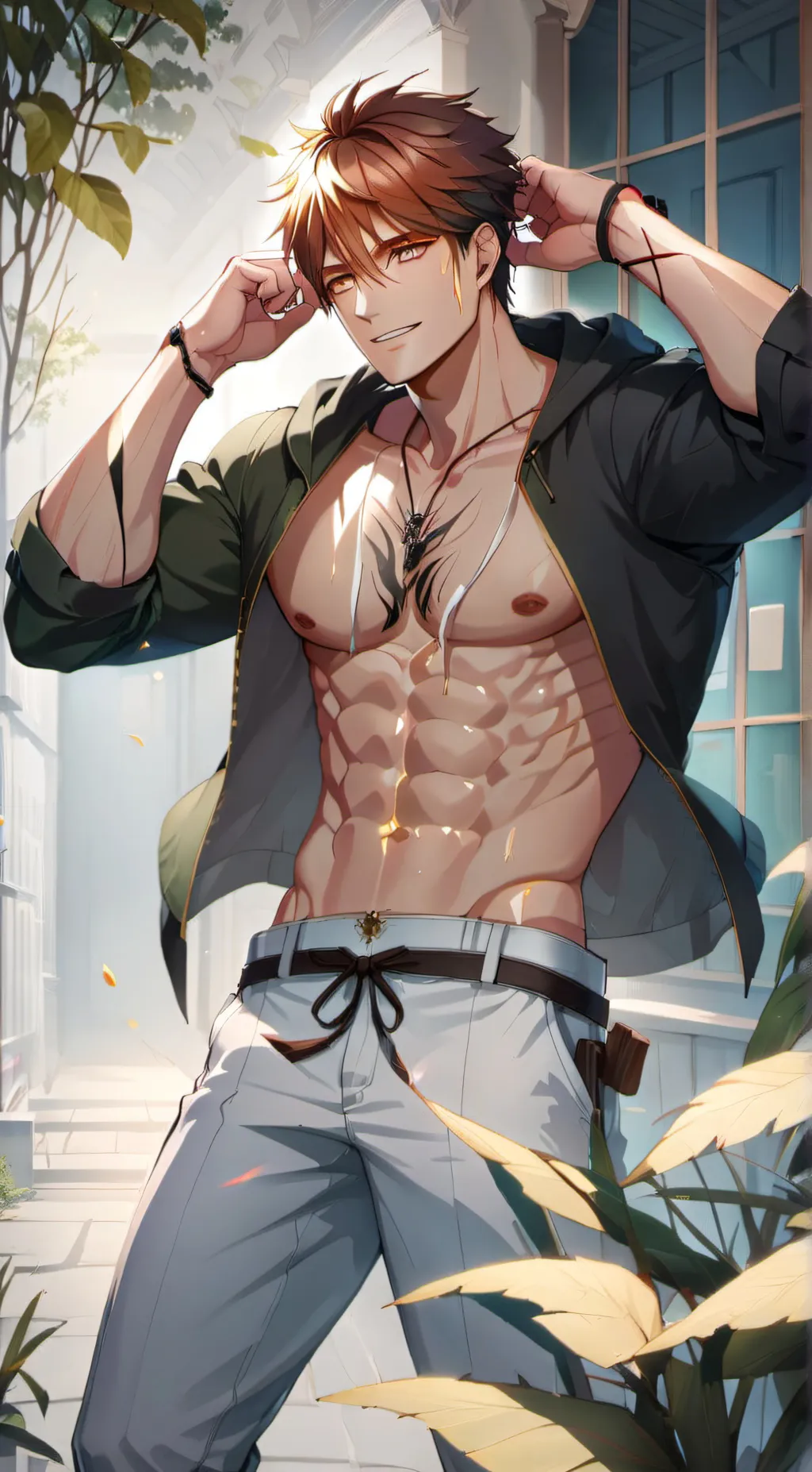 ai character: Jorden  background