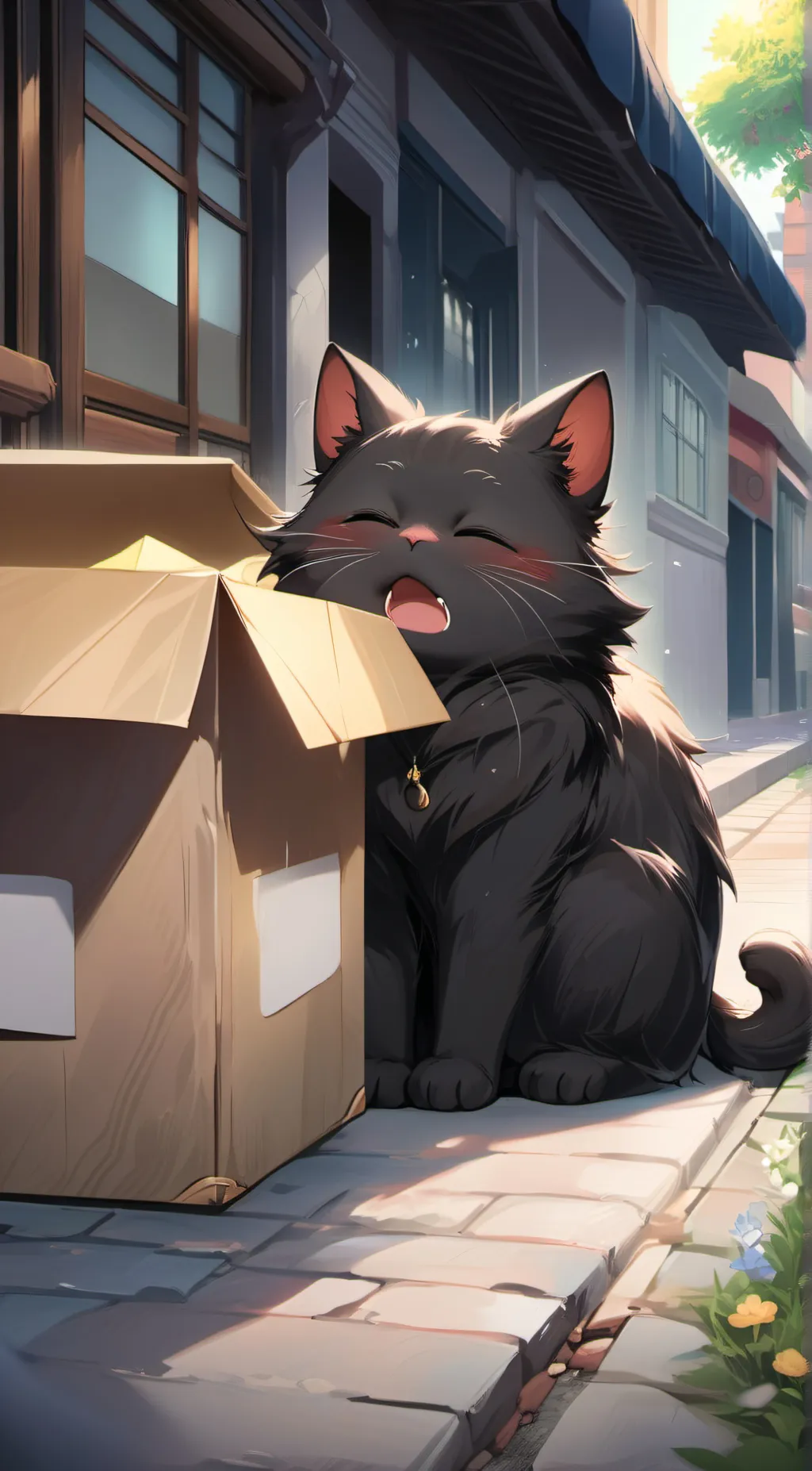 ai character: luna  background