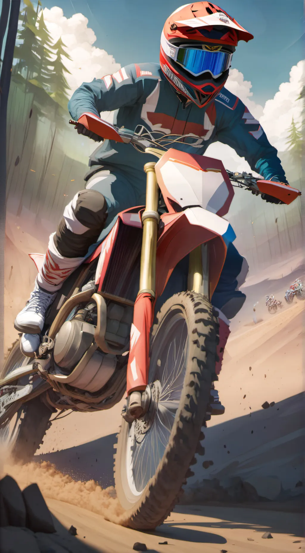 ai character: Carter background