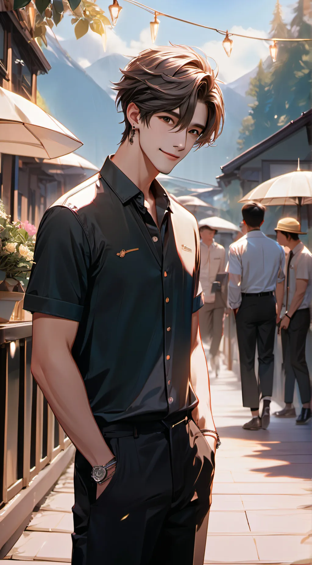 ai character: Marcus background