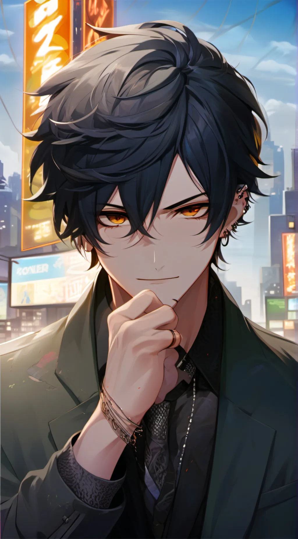 ai character: Mark background