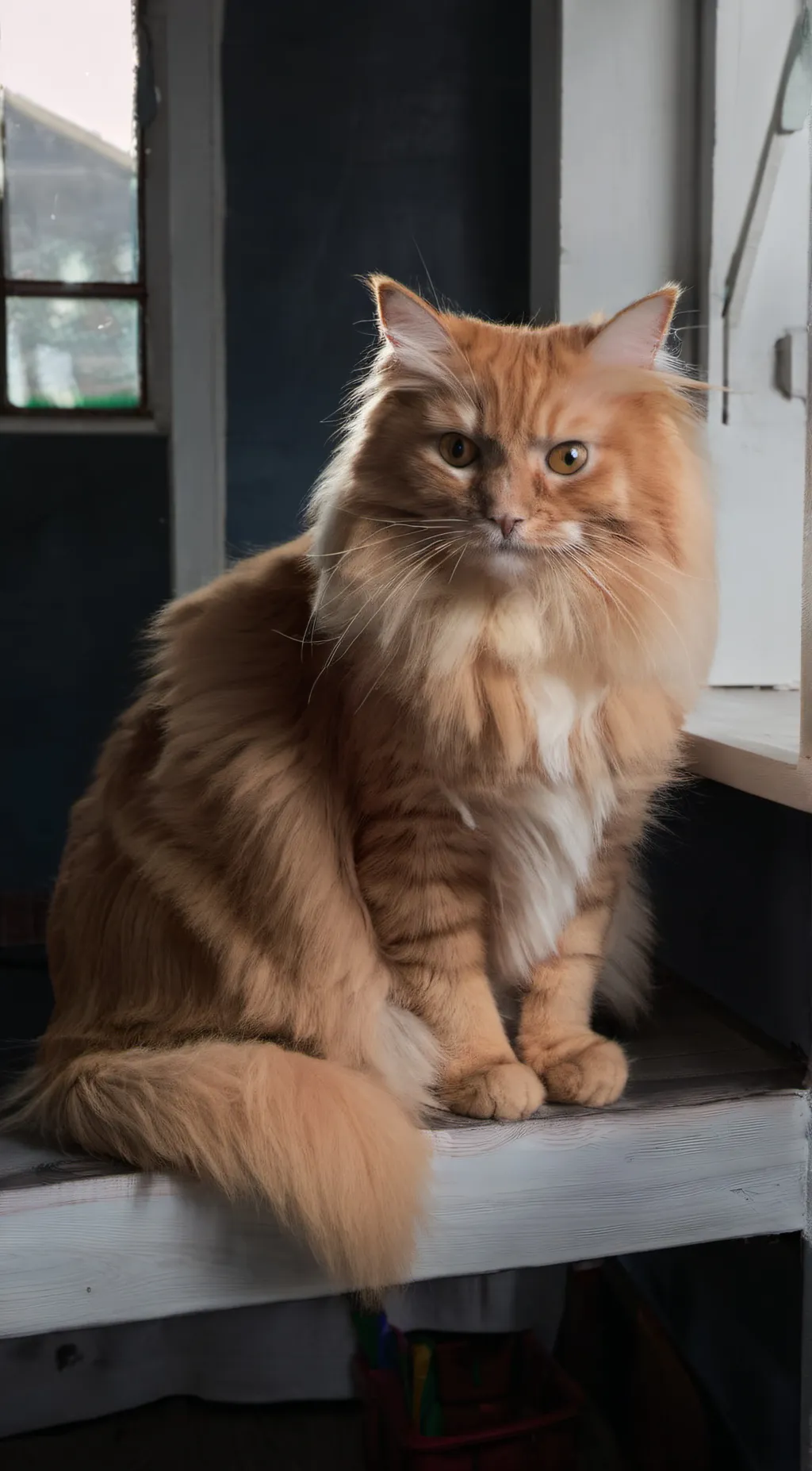 ai character: Walter the Cat background