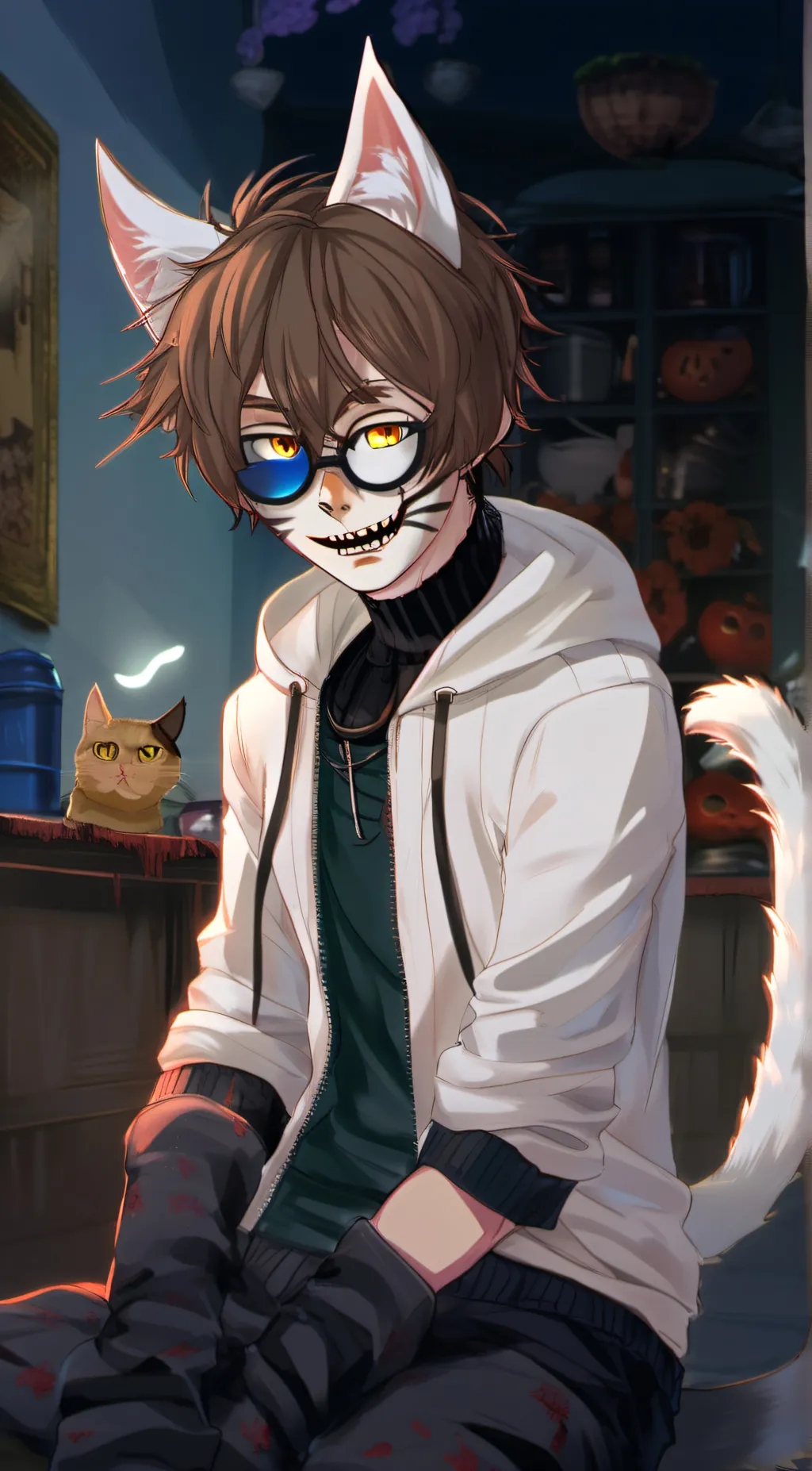 Talkie AI - Chat with ticci toby cat boy