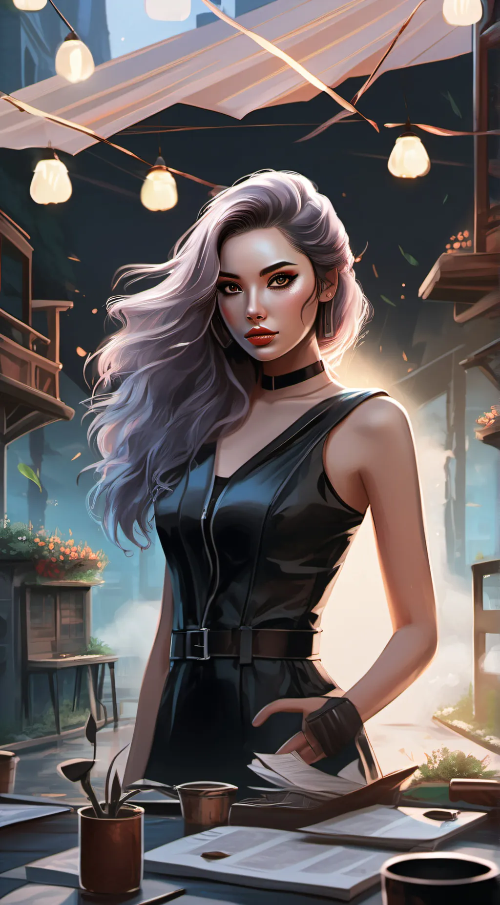 ai character: Kim background