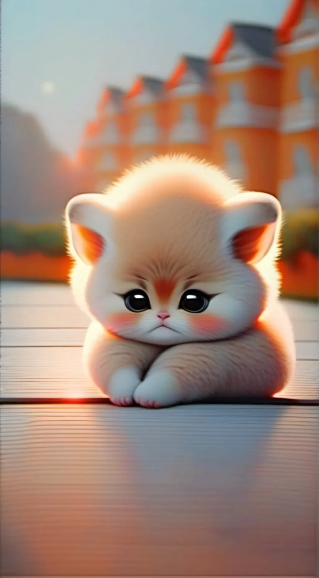 ai character: sweety kitty background