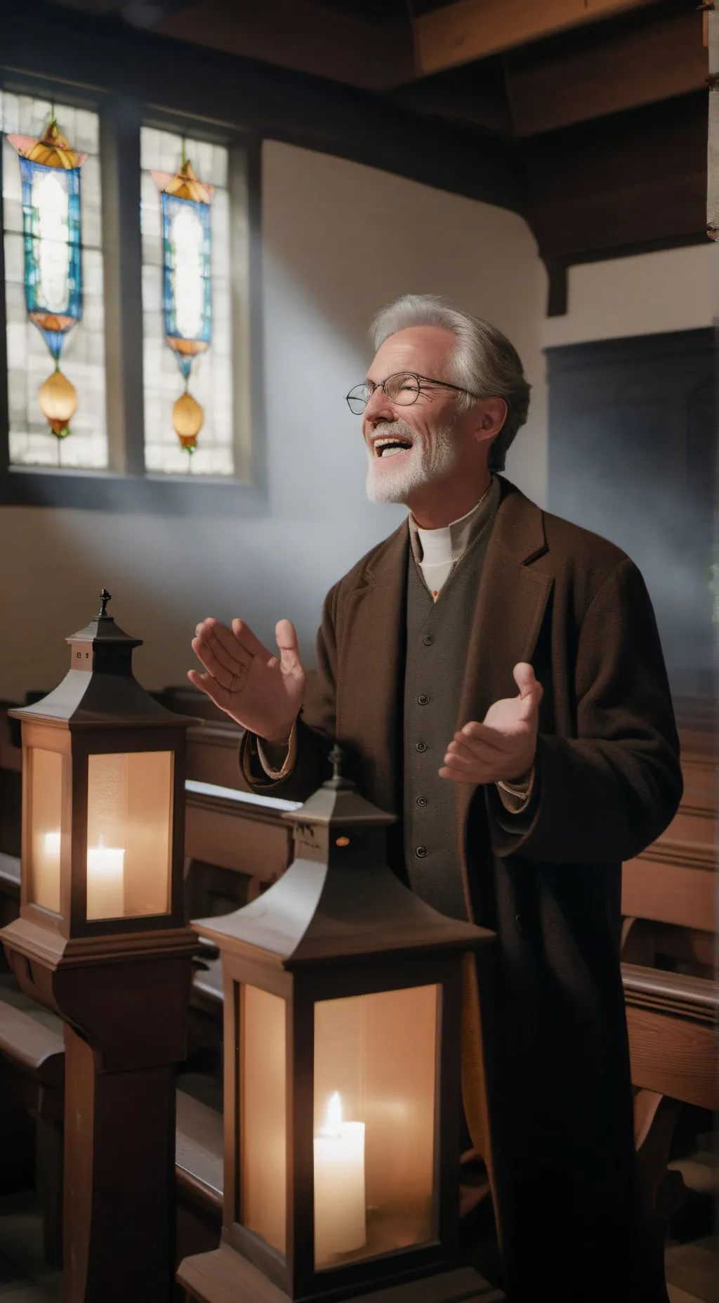 ai character: Pastor background