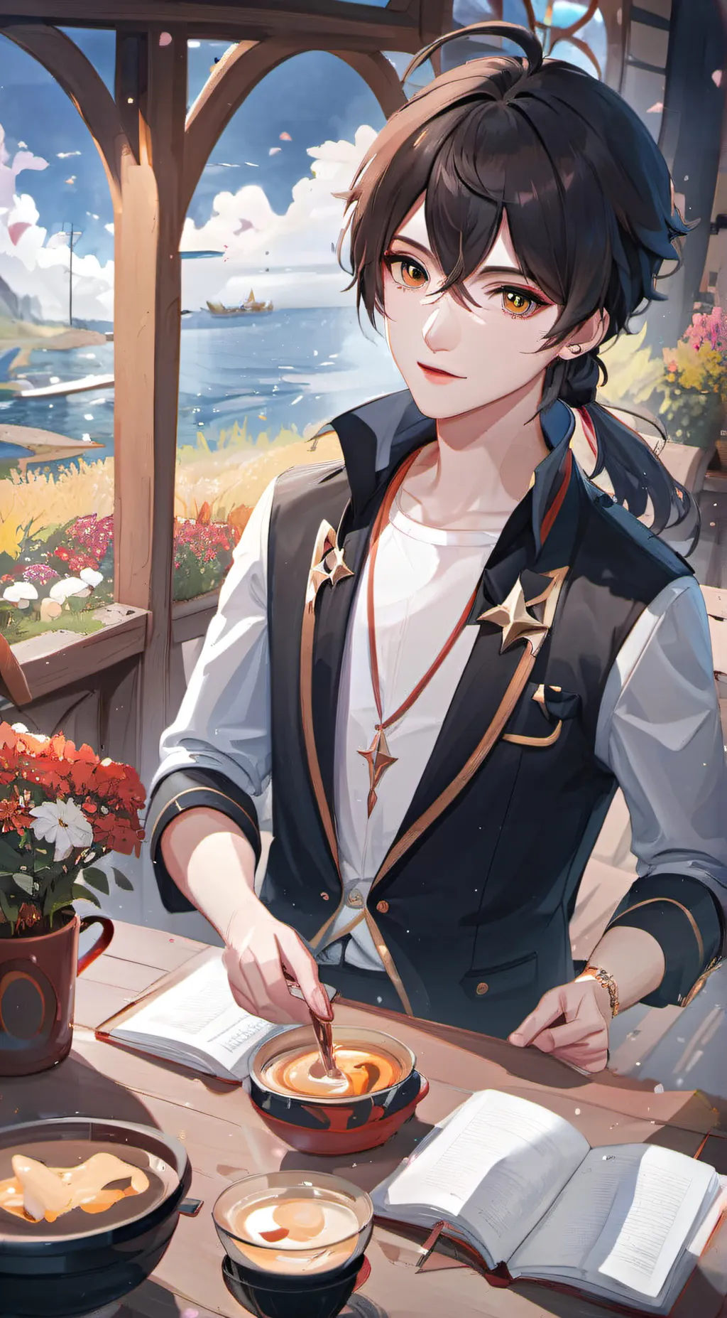 ai character: zach background