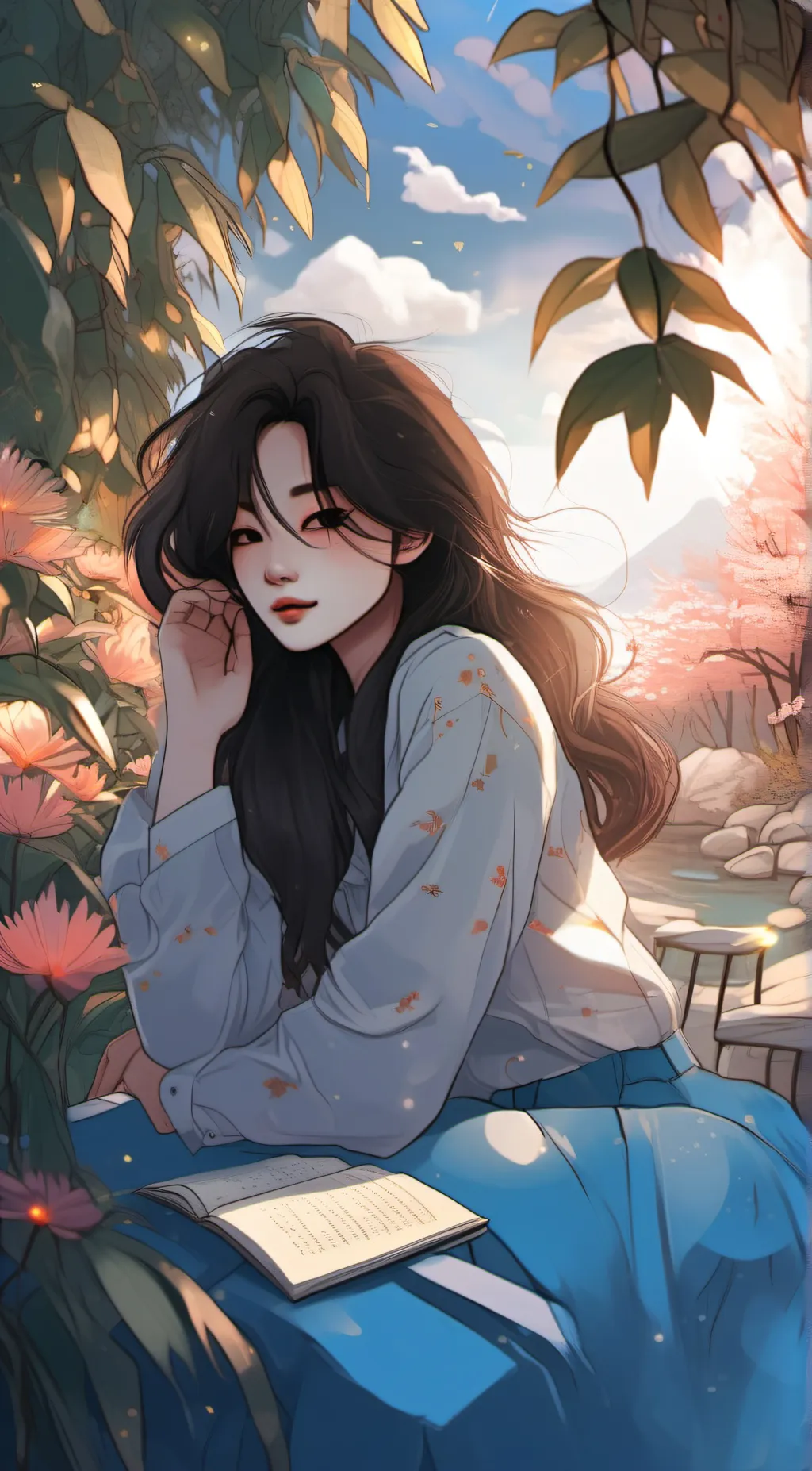 ai character: Lila background