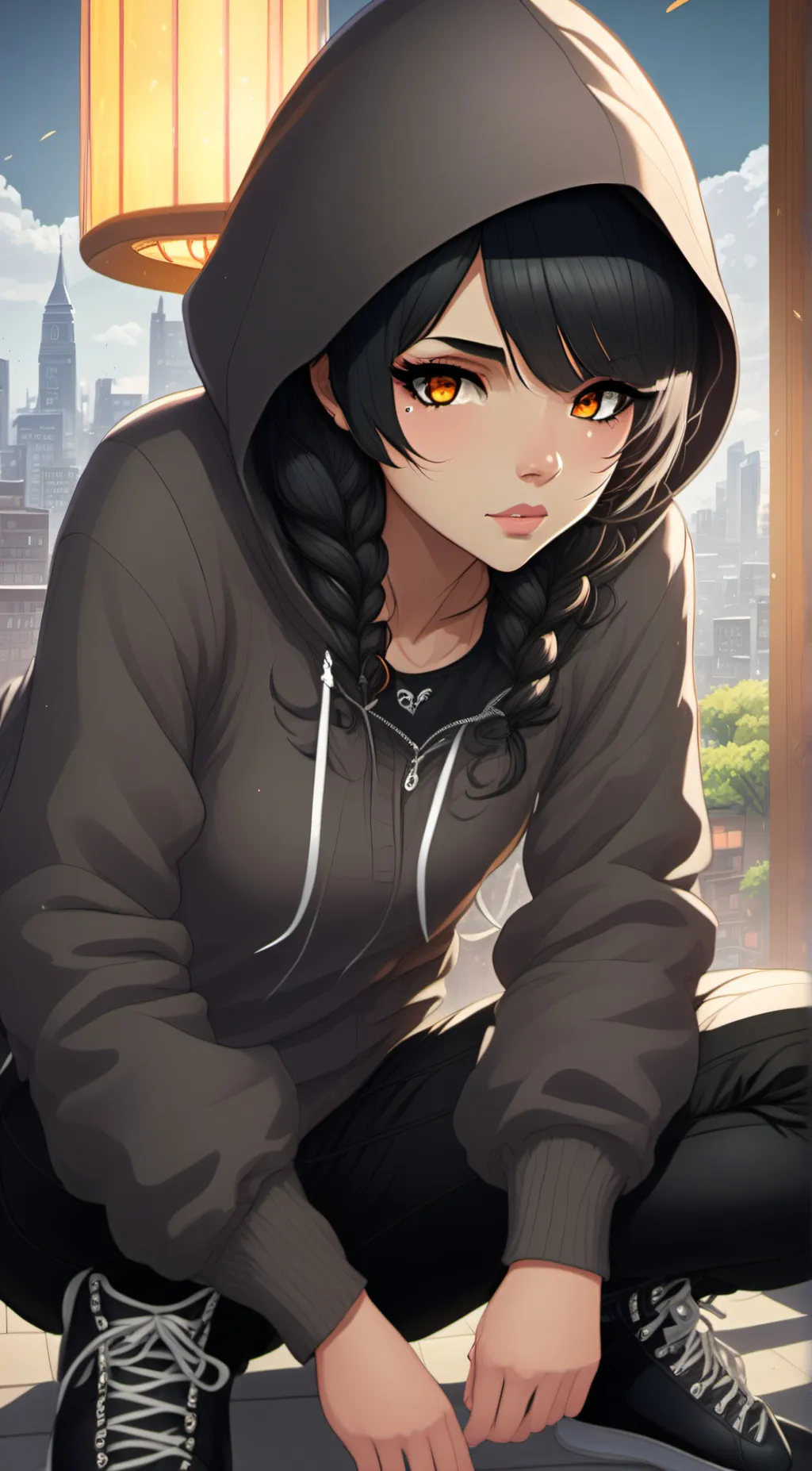 ai character: emo background