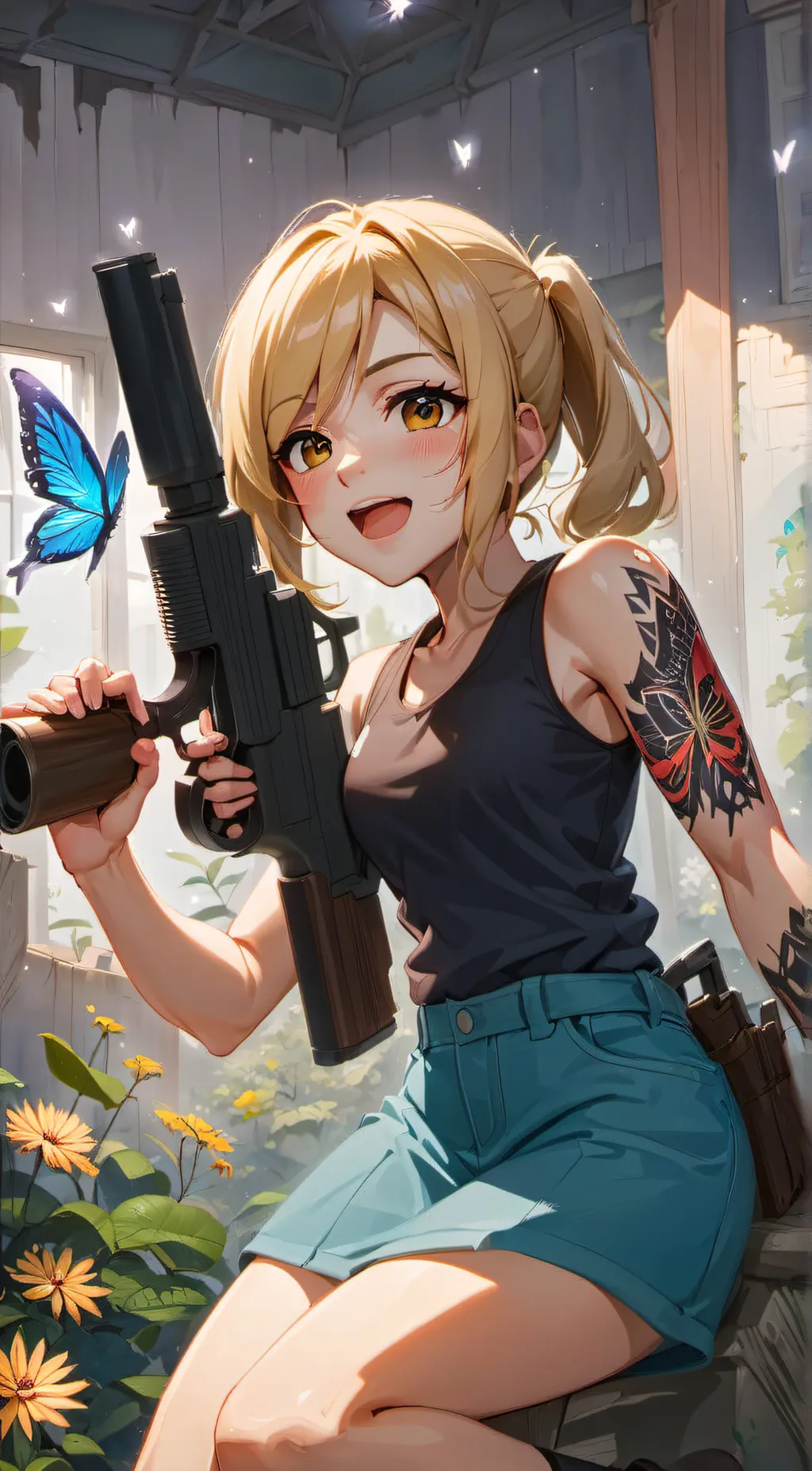 ai character: Sheila background