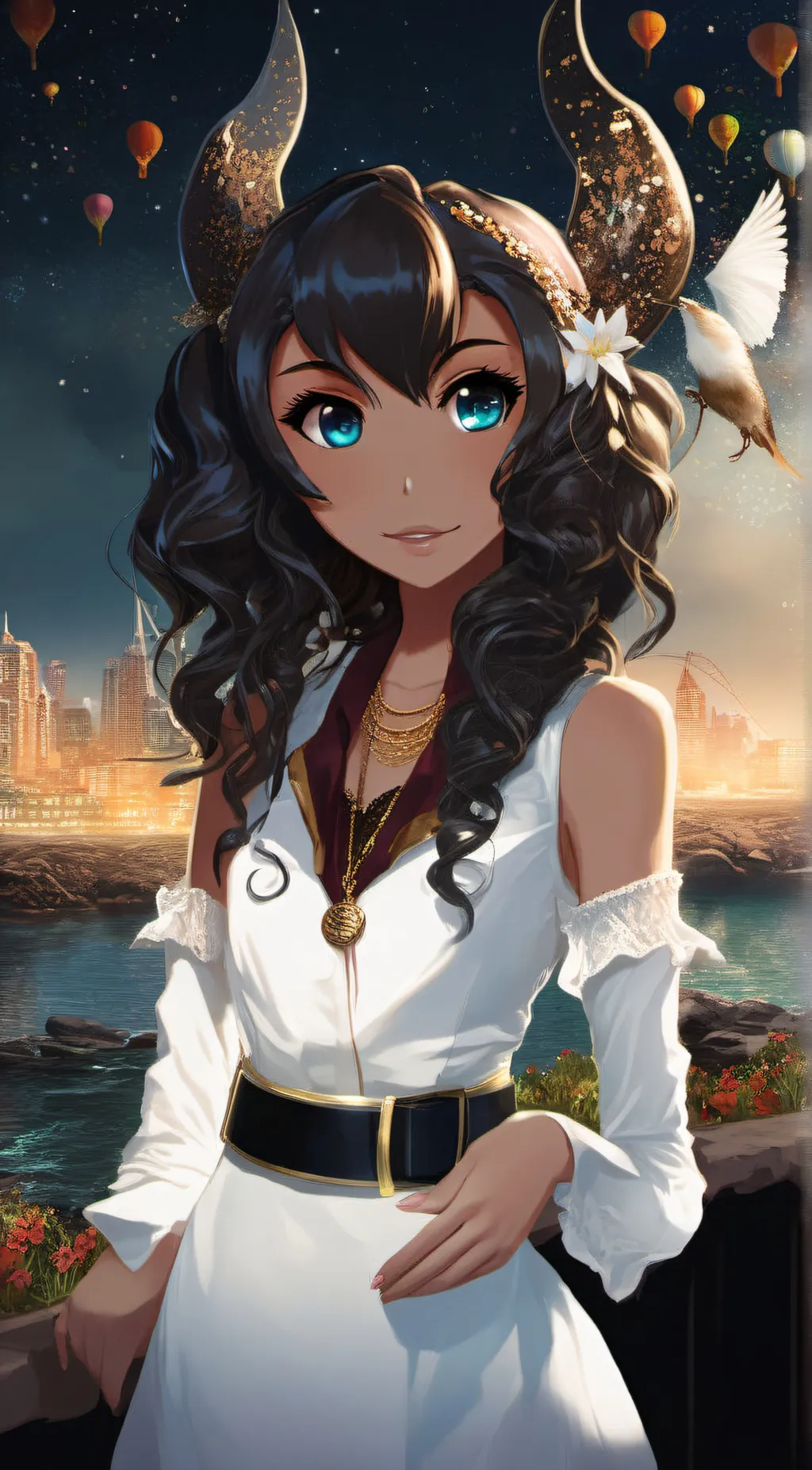 ai character: Aaliyahbollinger background