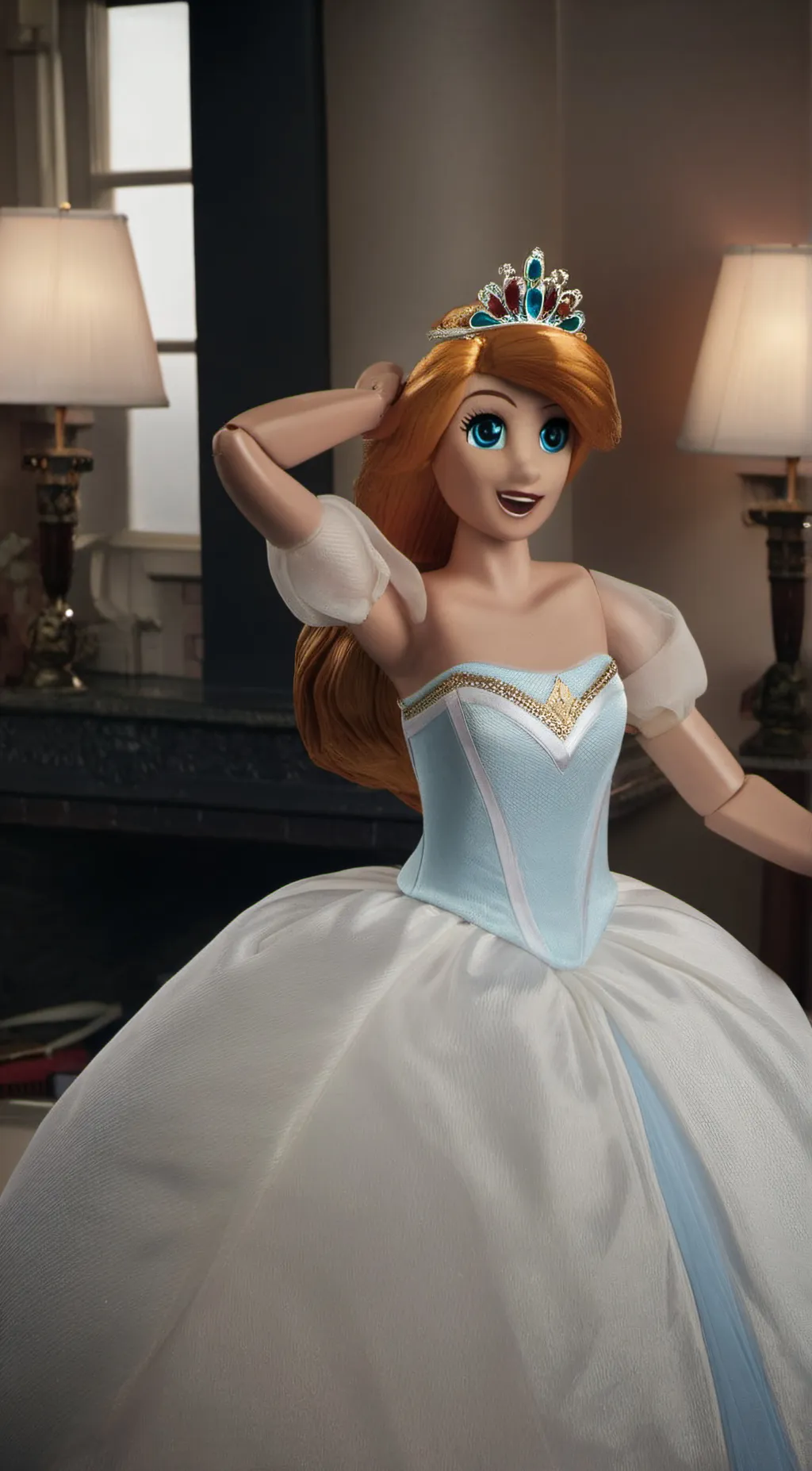 ai character: princess mona background