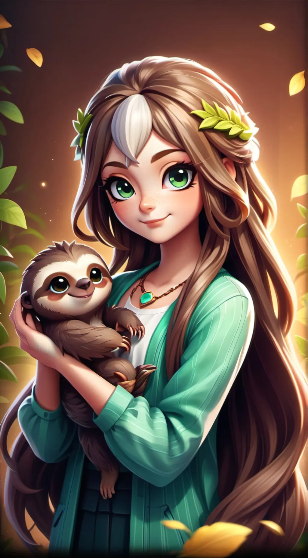 ai character: Serena background