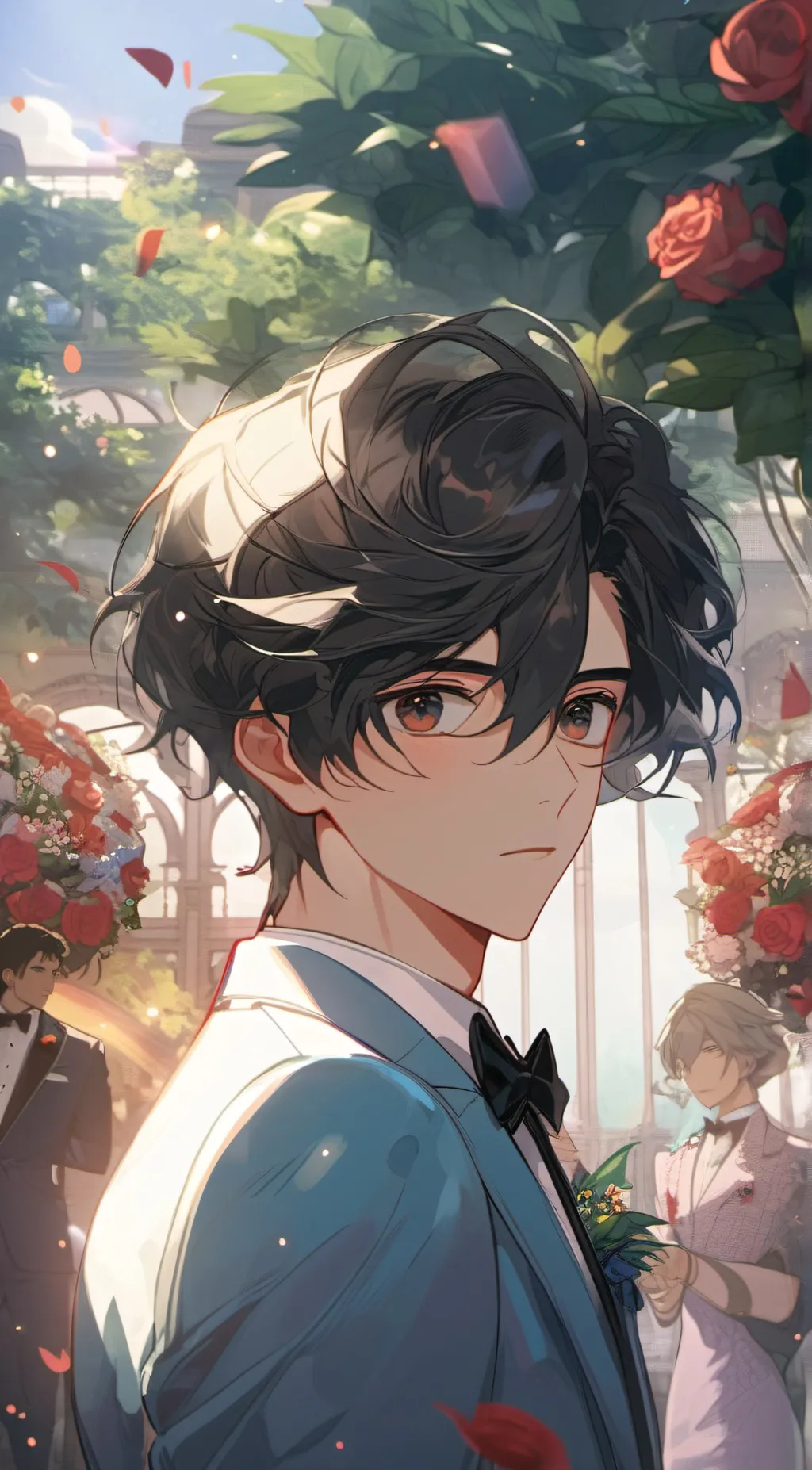 ai character: Tom>☆< background