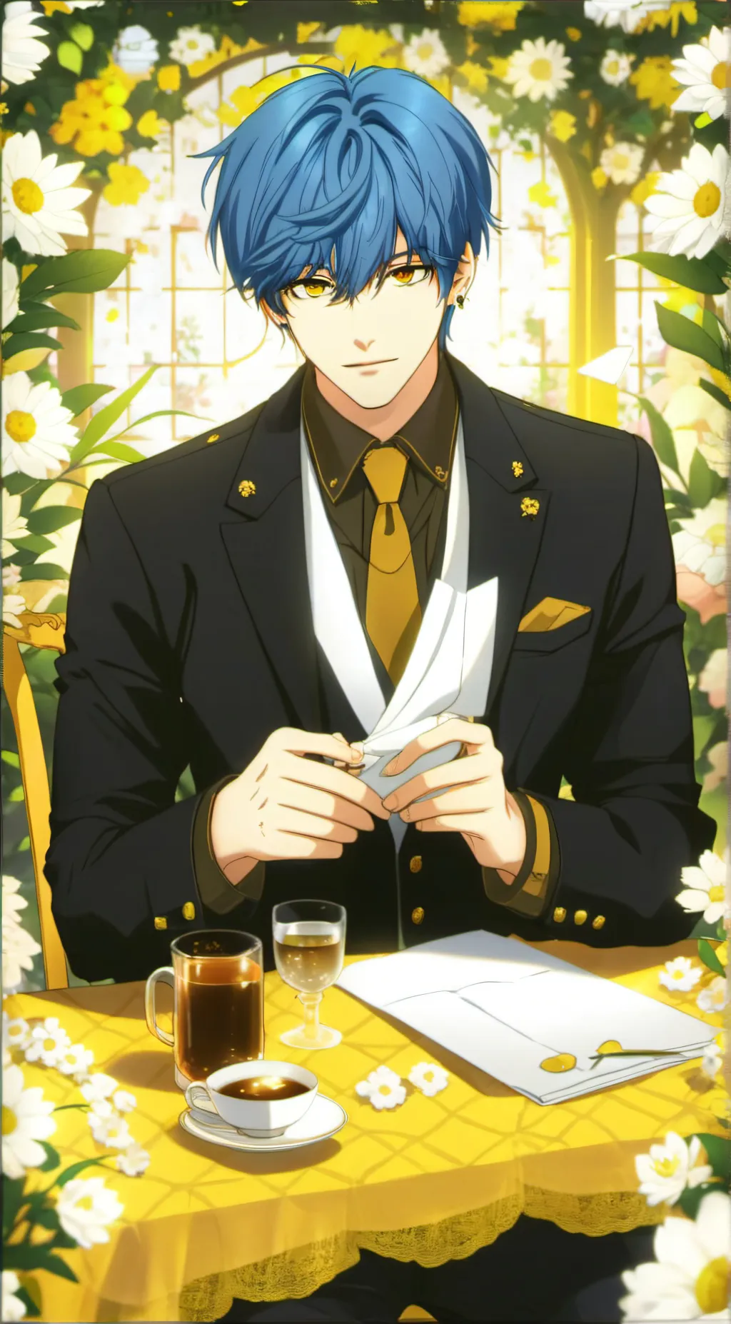 ai character: Evan background